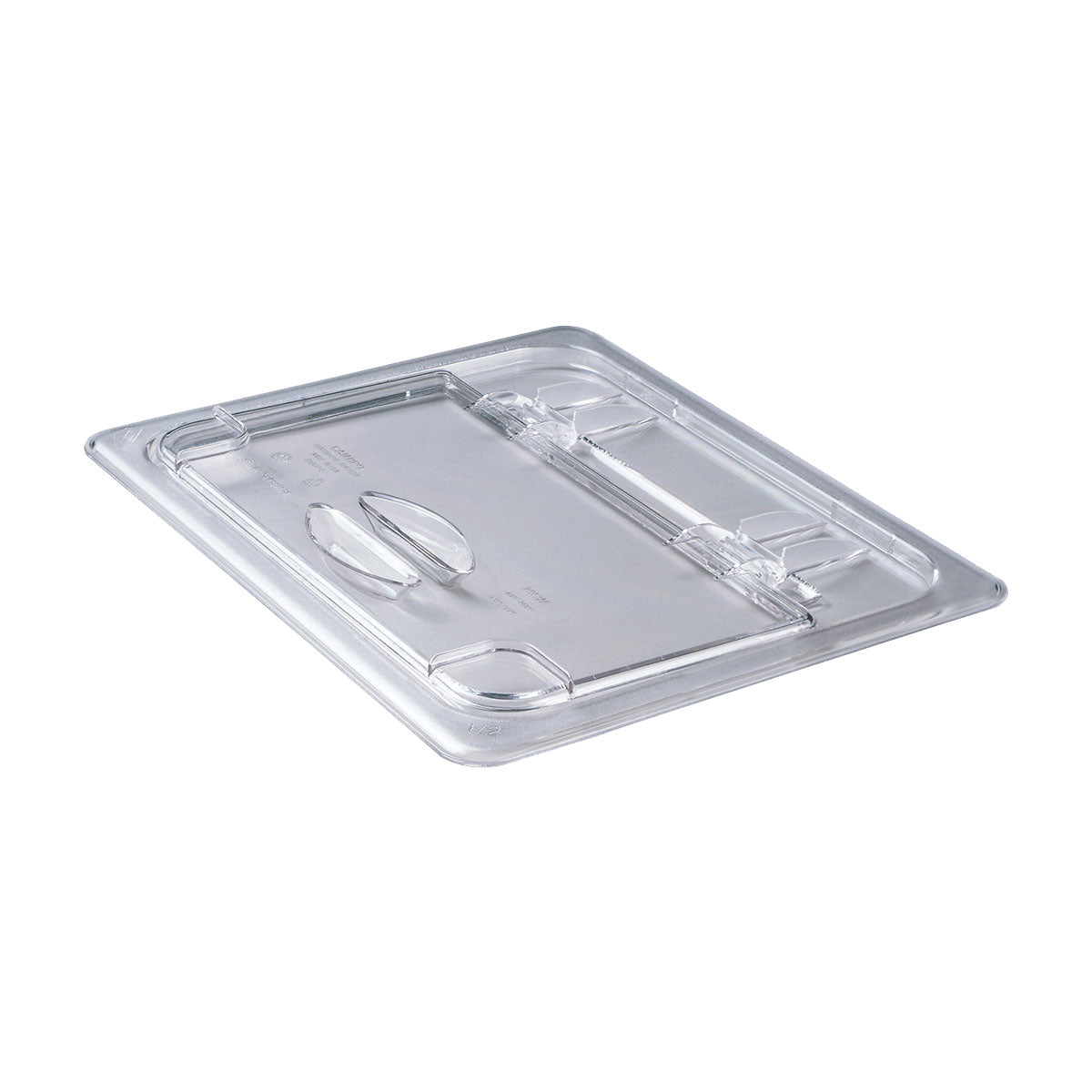 Cambro 20CWL135 Camwear Clear 1/2 Size Food Pan Flip Lid - Durable Polycarbonate Container for Commercial Kitchens, Catering & Food Storage