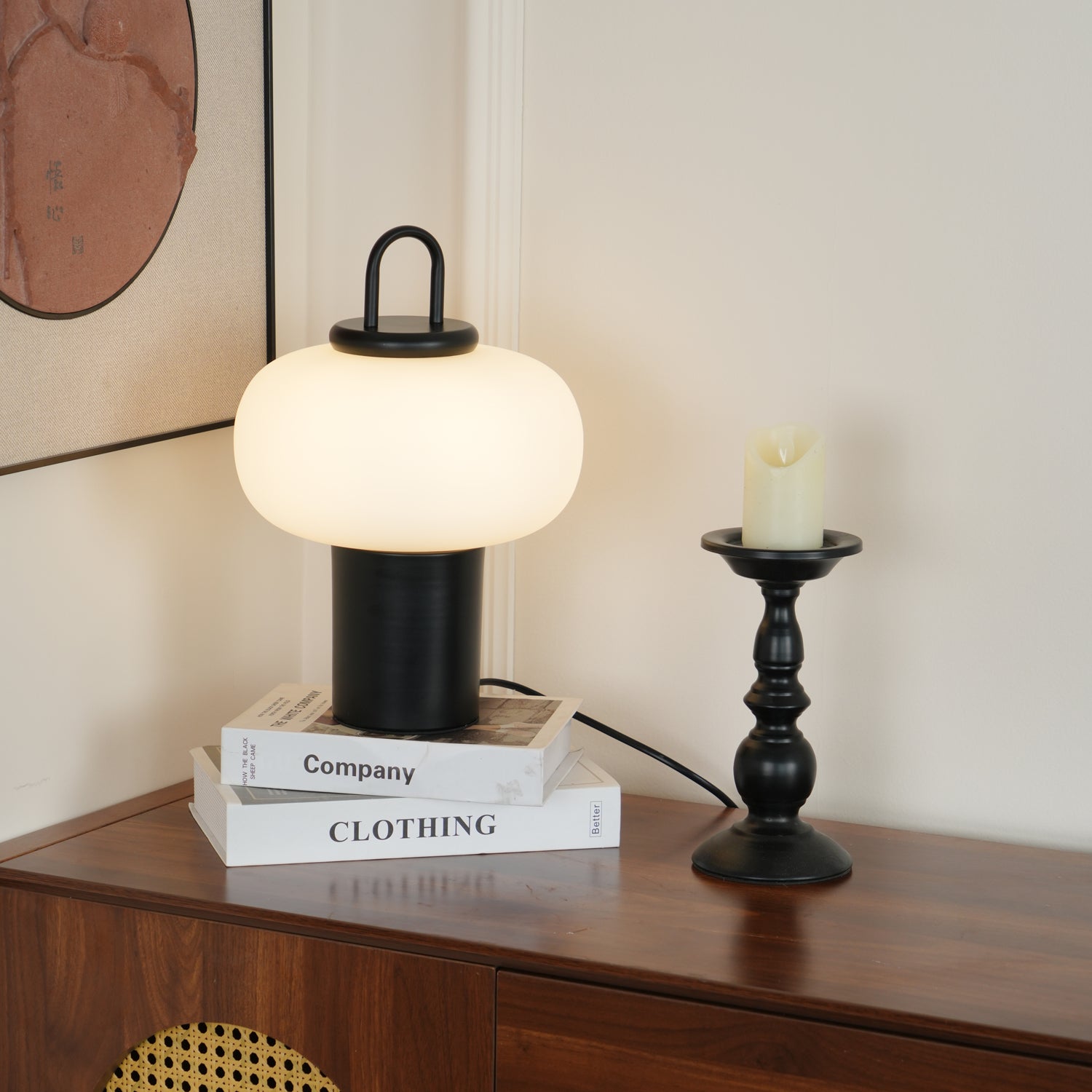 Modern Nox Table Lamp - Adjustable LED Desk Light with USB Port for Home Office, Bedroom & Study - Perfect for Reading, Working & Nightstand Use