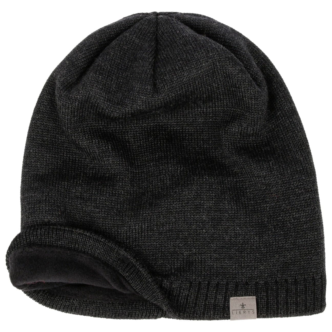 Lierys Fine Merino Classic Oversize Beanie Hat - Soft Wool Winter Hat for Men & Women - Perfect for Skiing, Hiking & Cold Weather Activities