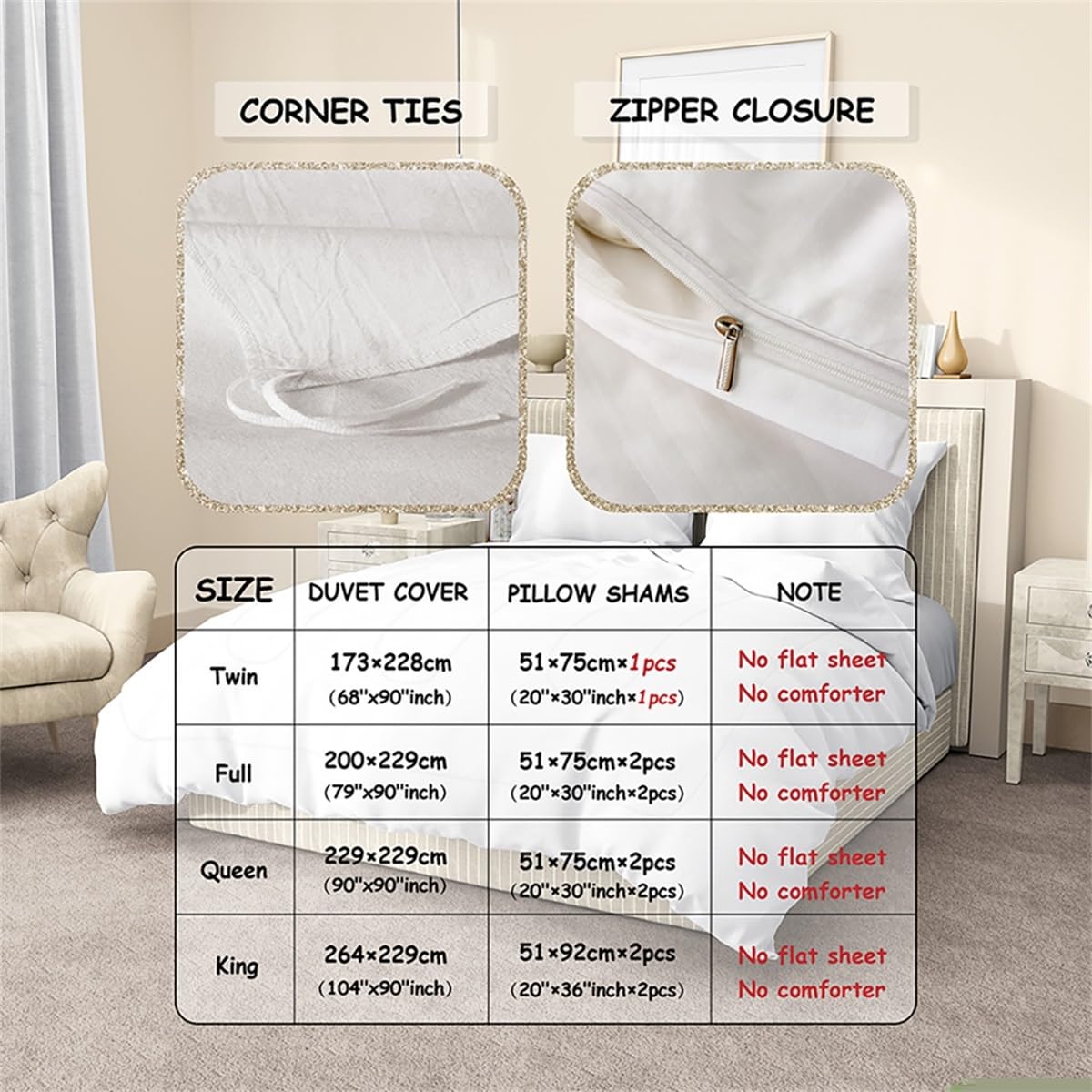 Rock Music Themed Queen Size Duvet Cover Set - Feelyou Music Note Comforter Cover with Headphones & Radio Design for Boys & Girls - Luxury Polyester Bedding Set Includes 2 Pillowcases - Perfect for Teen Bedrooms, Music Lover Gifts & Themed Home Decor