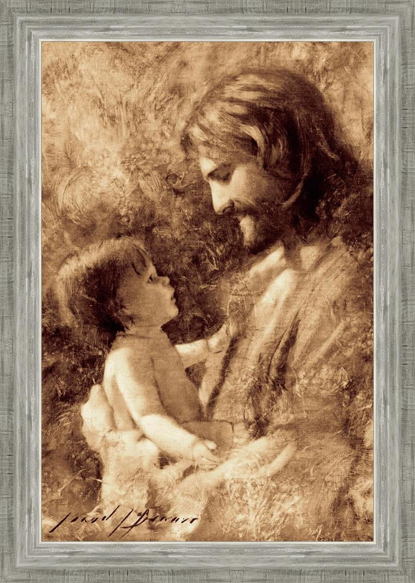 For Such Is The Kingdom - Inspirational Christian Wall Art Decor for Home, Office & Church - Perfect for Gifts, Bible Study & Faith-Based Spaces