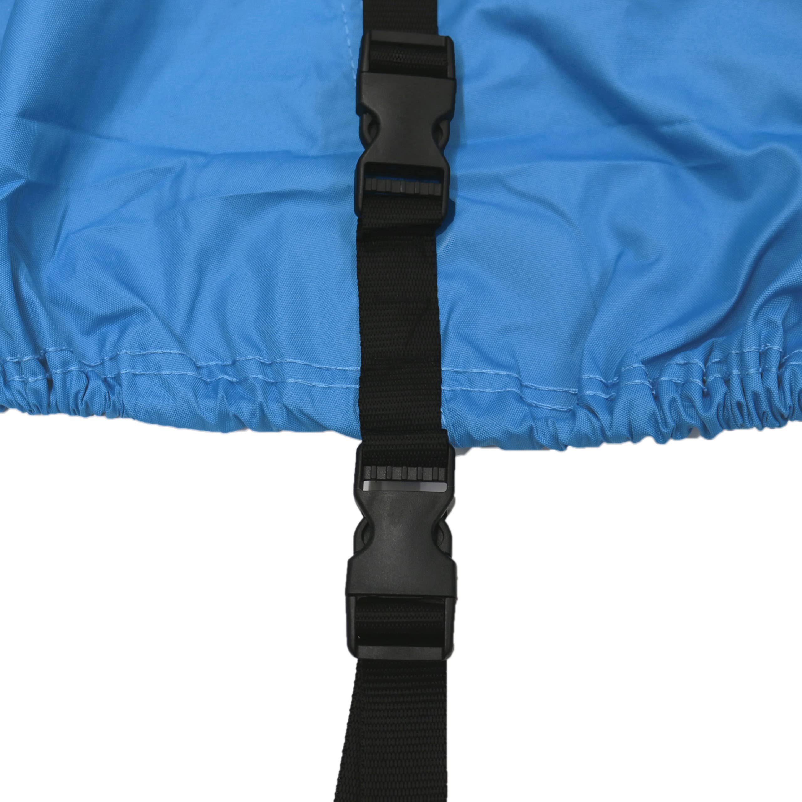 Heavy Duty 600D Polyester Waterproof Pontoon Boat Cover - Marine Grade Trailerable Deck Cover for 14ft to 17ft Boats (96