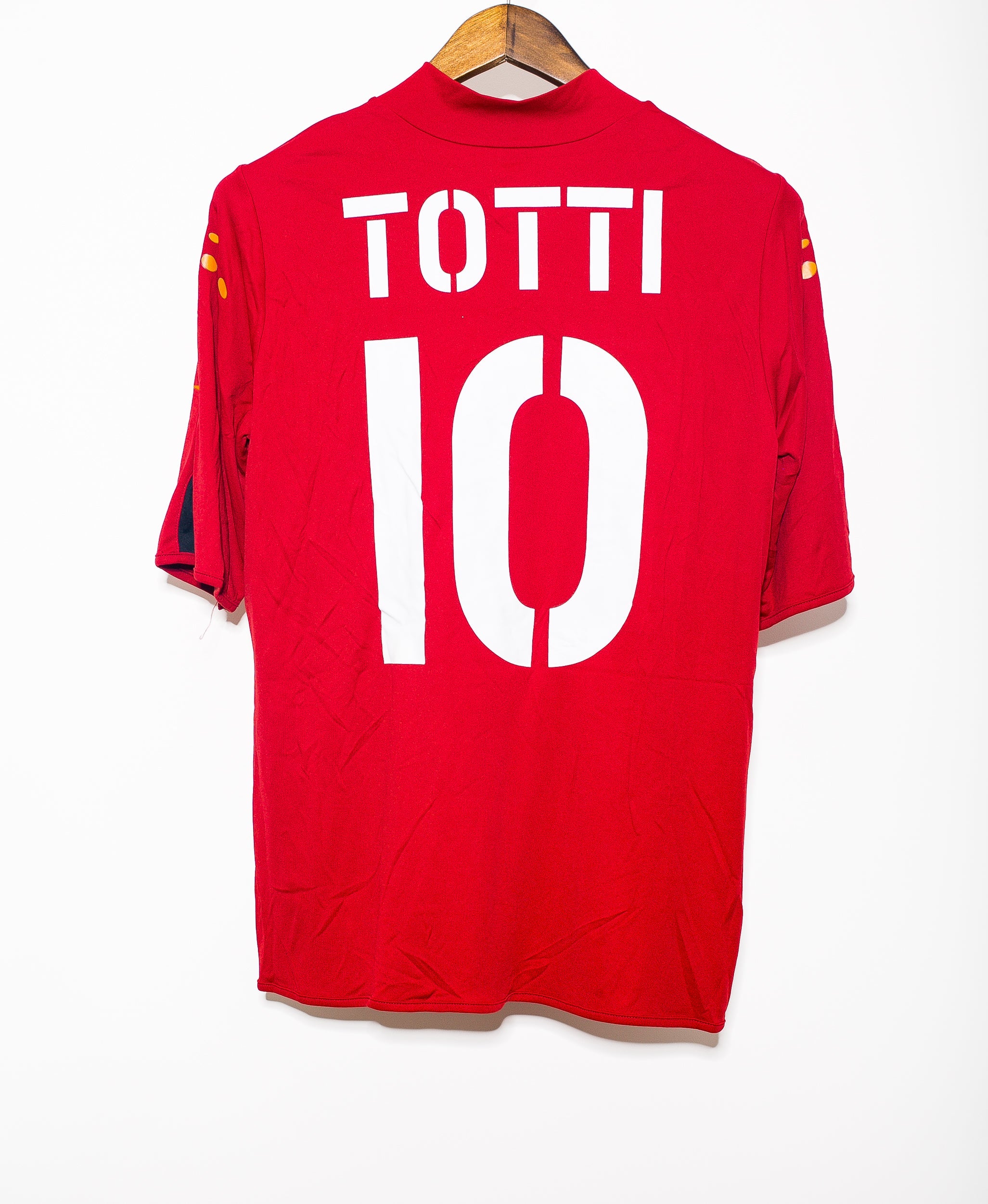 Authentic 2003-04 AS Roma Francesco Totti Home Soccer Jersey (Size M) - Vintage Football Shirt for Fans & Collectors - Perfect for Matchdays, Gifts & Memorabilia