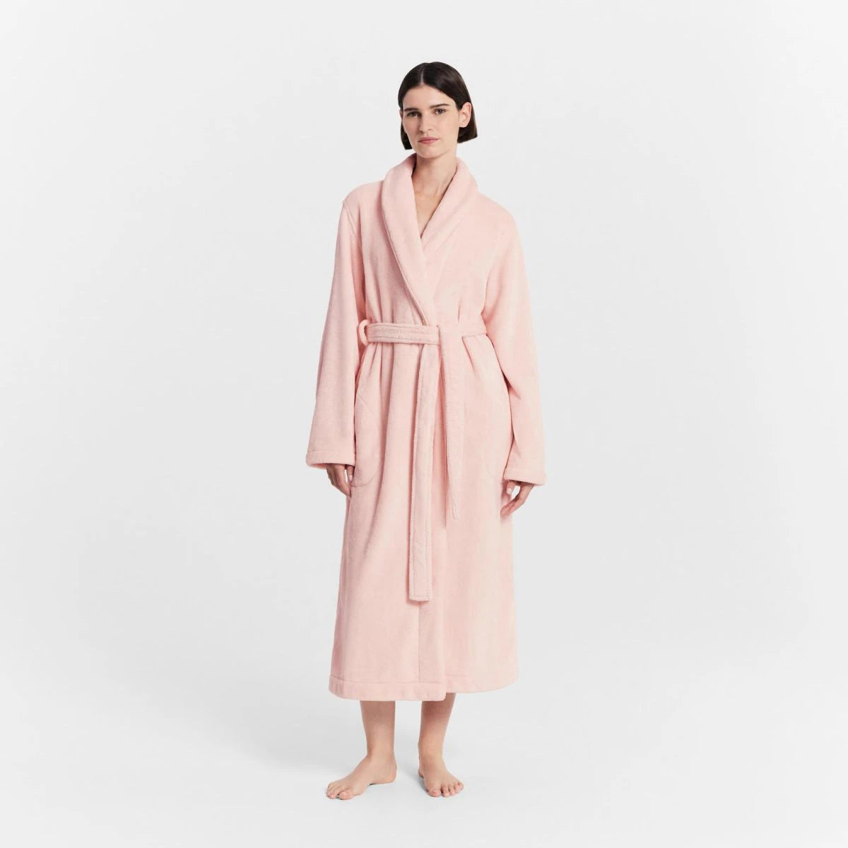 Sheridan Kerrabee Soft and Luxurious Bath Robe - Lightweight LYCHEE Design for Women & Men - Perfect for Spa, Hotel, and Home Relaxation