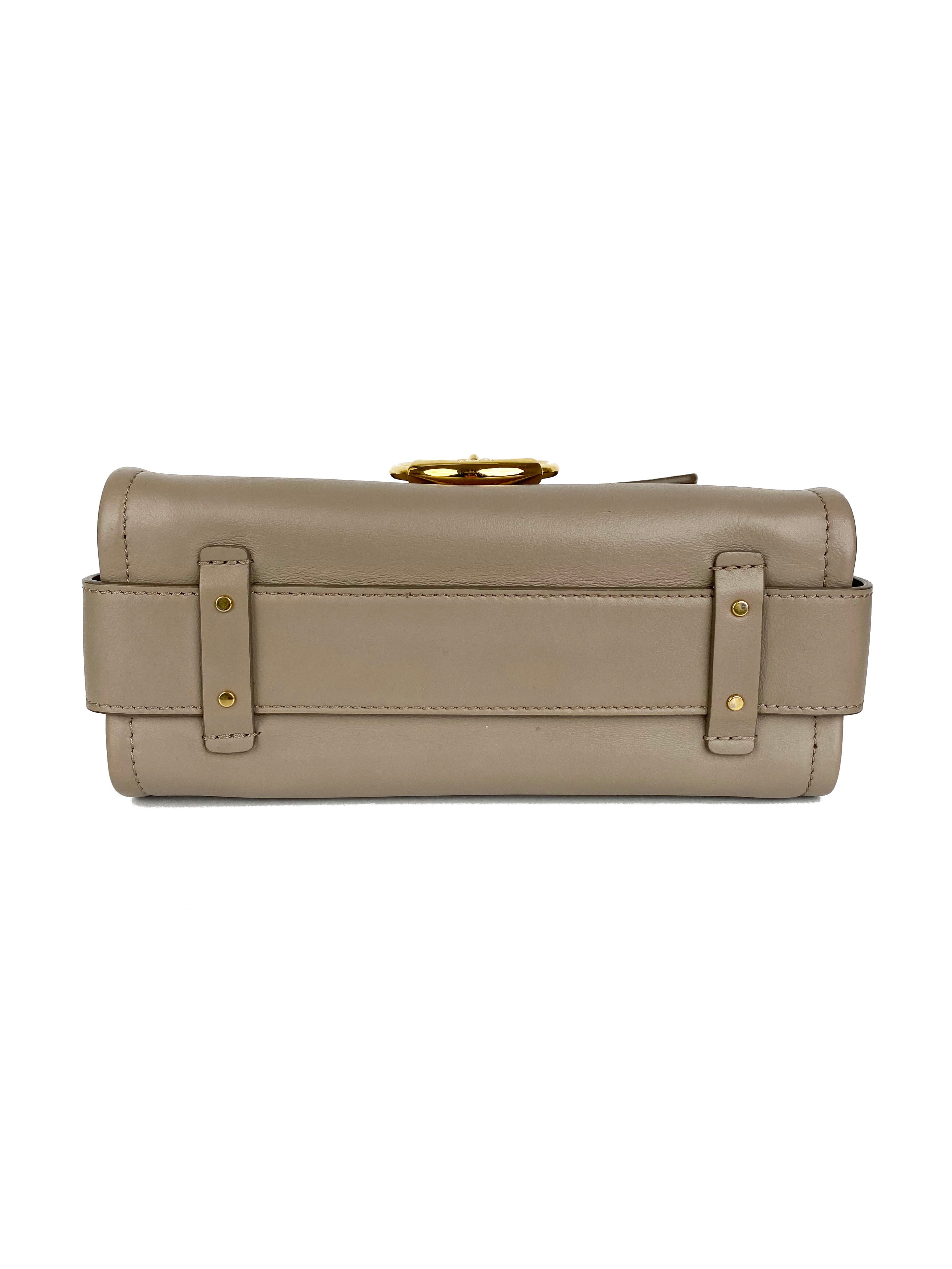 Chloe Motty Grey Mini Tess Day Bag - Stylish Crossbody Purse for Women, Fashionable Everyday Handbag for Work, Travel & Shopping