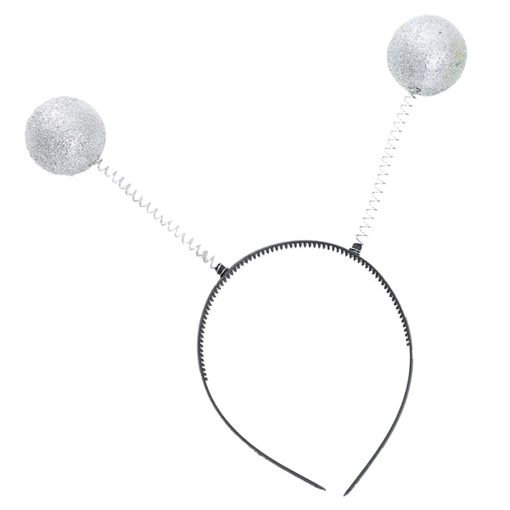 Alien Costume Headband with Ball Antenna - Fun Party Hair Accessories for Men & Women - Durable Halloween Cosplay Headwear for Costume Parties & Festivals