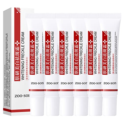 Spot-Off Freckle Whitening Cream - Dark Spot Corrector for Face & Melasma Treatment | 6PCS Set for Brighter, Even Skin Tone | Perfect for Daily Skincare Routine & Hyperpigmentation Care
