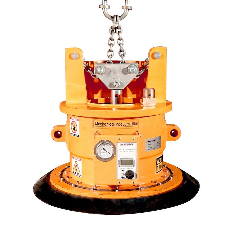 Aardwolf Mono Mechanical Vacuum Lifter 1000 - Heavy Duty Suction Cup Lifter for Glass, Stone & Metal - Perfect for Construction, Manufacturing & Warehouse Material Handling