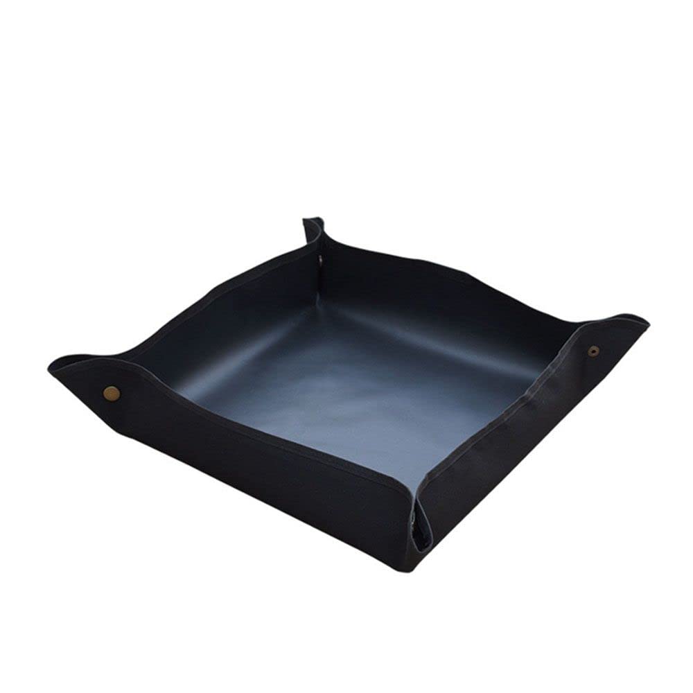 JIUER Waterproof Gardening Repotting Mat - 75x75CM/29.53x29.53inch Oxford Cloth Plant Transplanting Pad - Indoor/Outdoor Garden Accessories for Potting, Transplanting & Plant Care (Black)