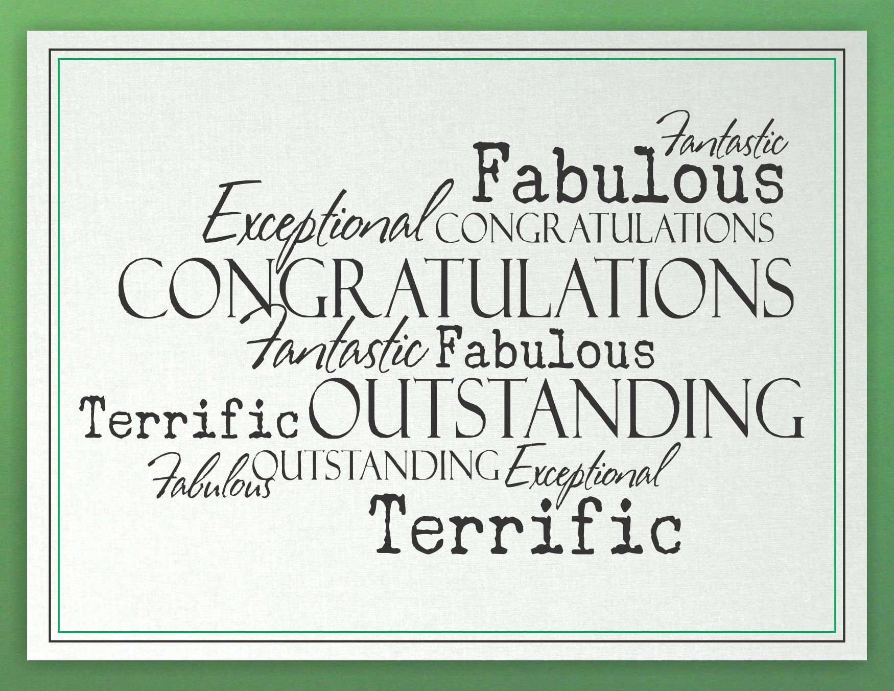 250 Sheets Bright Green 65lb Cover Cardstock Paper - 5.5