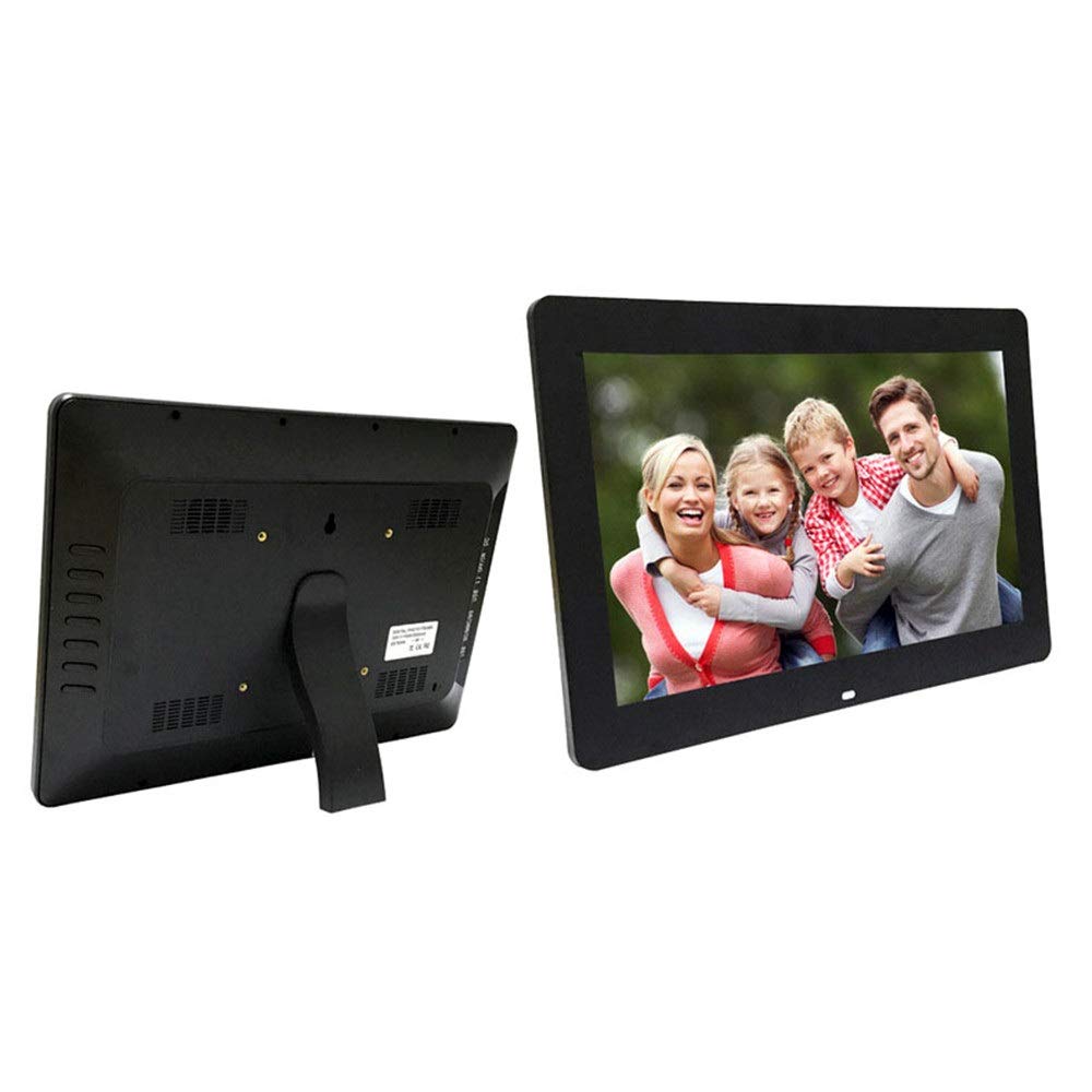14 Inch Digital Picture Frame - HD 16:9 LED Display with SD Card Slot, Plays Photos & Videos - Perfect for Home Decor, Office Display, and Digital Photo Albums (Black)