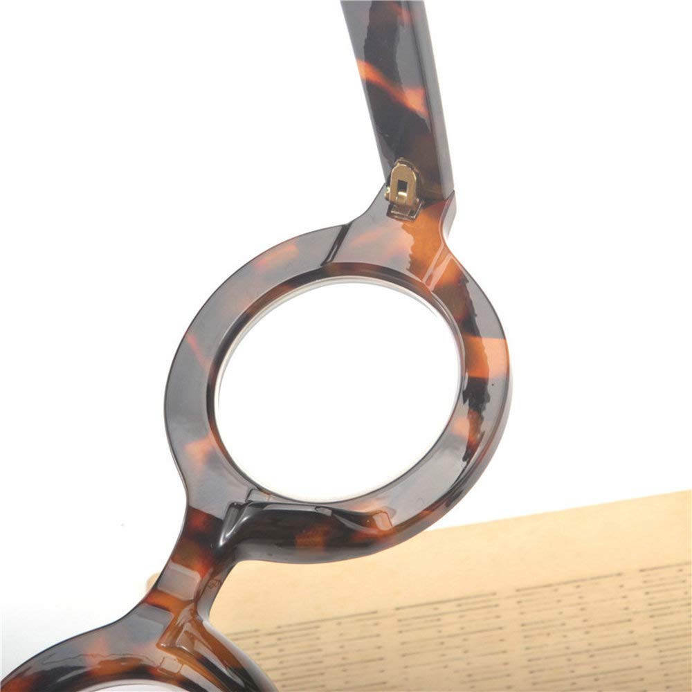 Fashion Round Leopard Reading Glasses for Women - Presbyopia Eyewear for Reading & Style