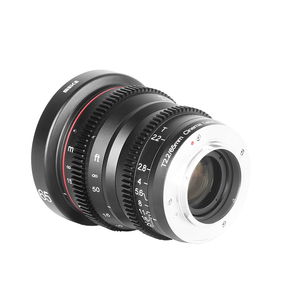 Meike Cinema Prime 65mm T2.2 Lens for Sony E Mount - Professional Cine Lens for Filmmaking, Videography & Photography - Perfect for Low Light, Portraits & Bokeh Effects