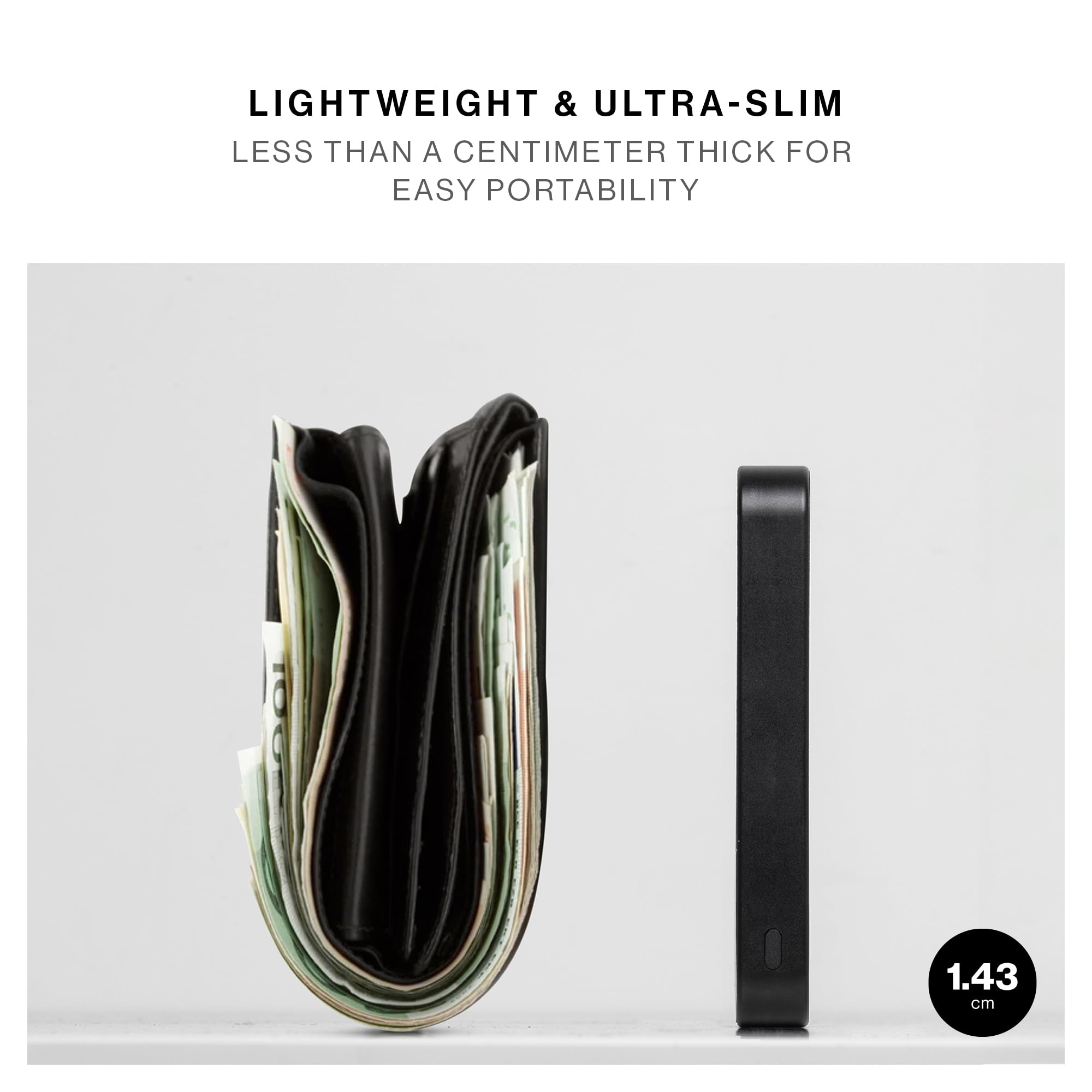 Native Union (Re)Classic Power Bank - 10000mAh Magnetic Portable Charger with MagSafe & Qi2 Certification | 15W Fast Charging for iPhone 16 Series & AirPods | Includes USB-C Cable | Perfect for Travel, Work & Outdoor Adventures