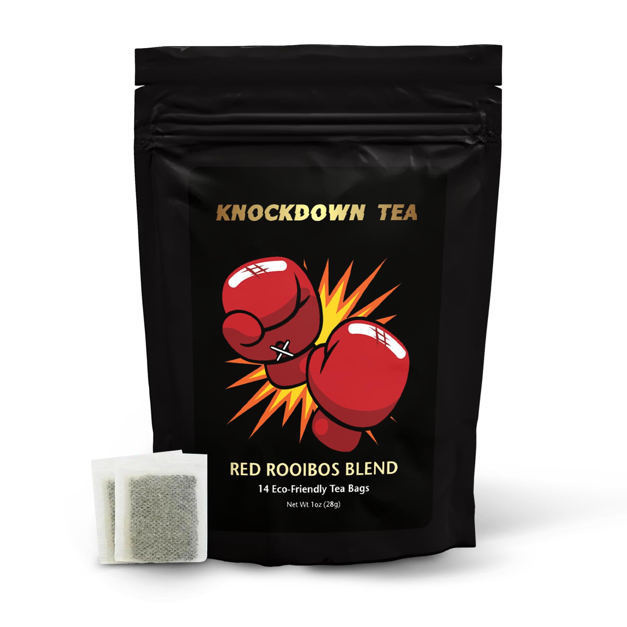 Organic Chamomile Tea Bags for Sleep - Herbal Tea Blend with Red Rooibos, Passionflower & Lemon Balm | 14 Eco-Friendly Tea Bags | Natural Sleep Aid, Stress Relief & Relaxation | Perfect for Bedtime, Insomnia & Calming Nighttime Rituals