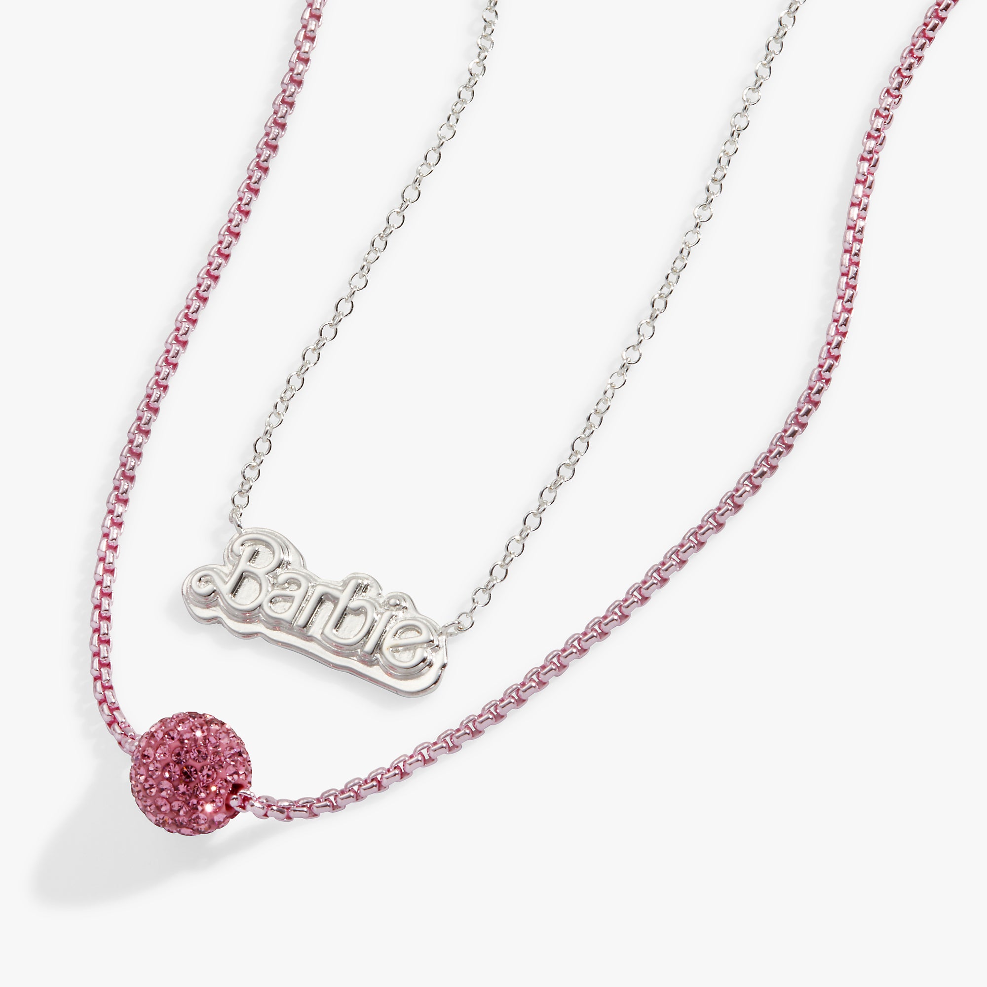 Barbie™ The Movie Inspired Disco Double Layer Adjustable Necklace - Perfect for Costume Parties, 80s Theme Events & Barbie Collectors
