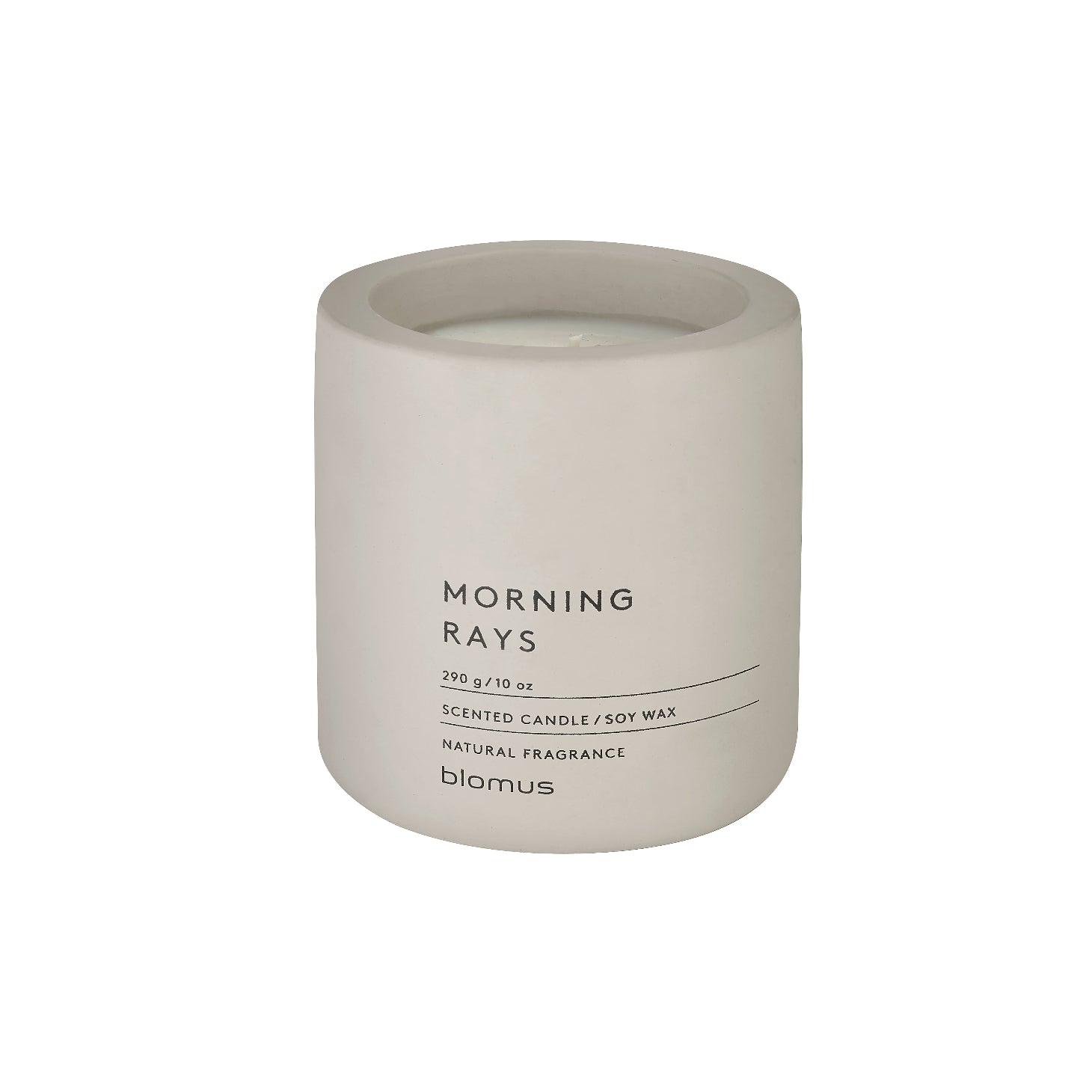 Premium Scented Candle in Modern Concrete Container - Large Size for Home Decor, Relaxation & Romantic Ambiance