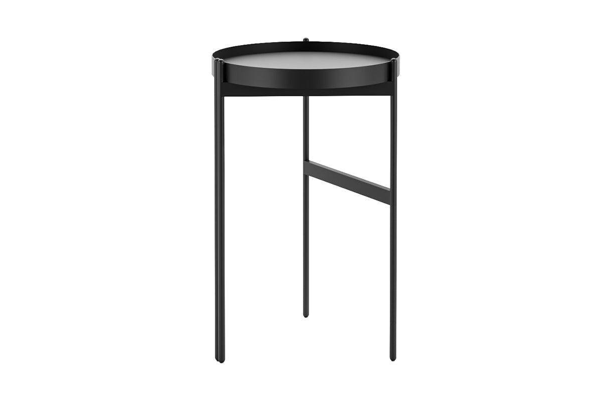 Modern Wooden Side Table with Storage Shelf - Slim Nightstand for Bedroom, Living Room, or Office - Perfect for Small Spaces & Home Decor