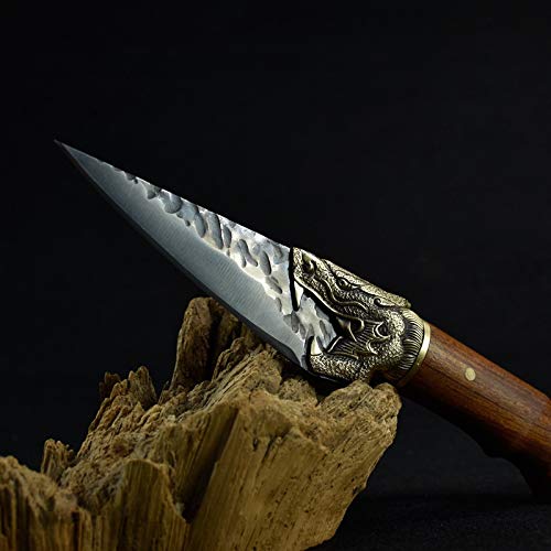 Premium Handmade Forged Boning Knife - Professional Kitchen Knife for Sashimi, Meat Slicing & Fruit Cutting | High-Quality Cooking Tool for Chefs & Home Cooks | Perfect for Butchering, Food Prep & Culinary Arts
