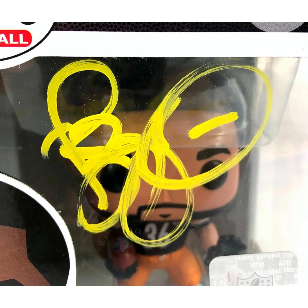 Jerome Bettis Autographed Funko Pop #117 with JSA COA - Pittsburgh Steelers Signed Football Collectible - Perfect for Sports Memorabilia Displays & Steelers Fan Gifts