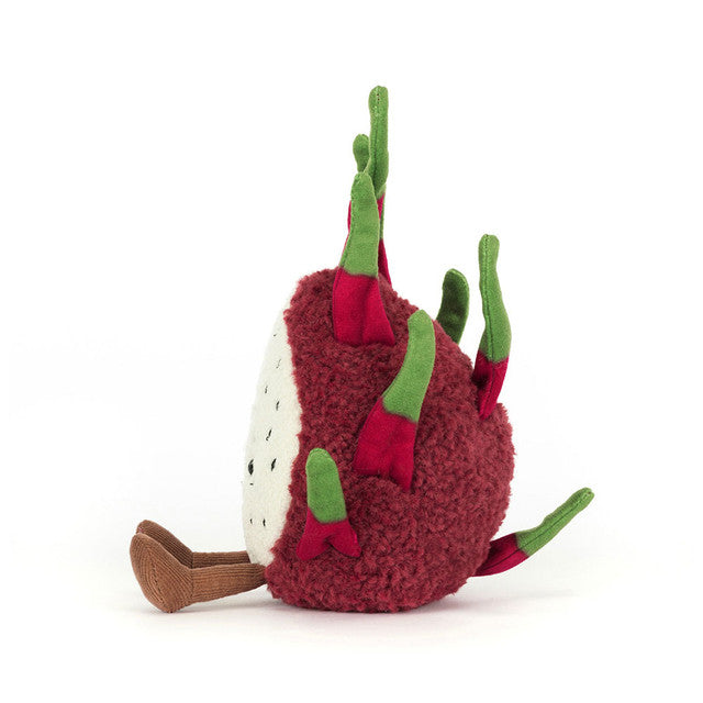 Amuseables Dragon Fruit Plush Toy - Cute & Soft Stuffed Animal for Kids, Perfect for Playtime, Gifts & Home Decor