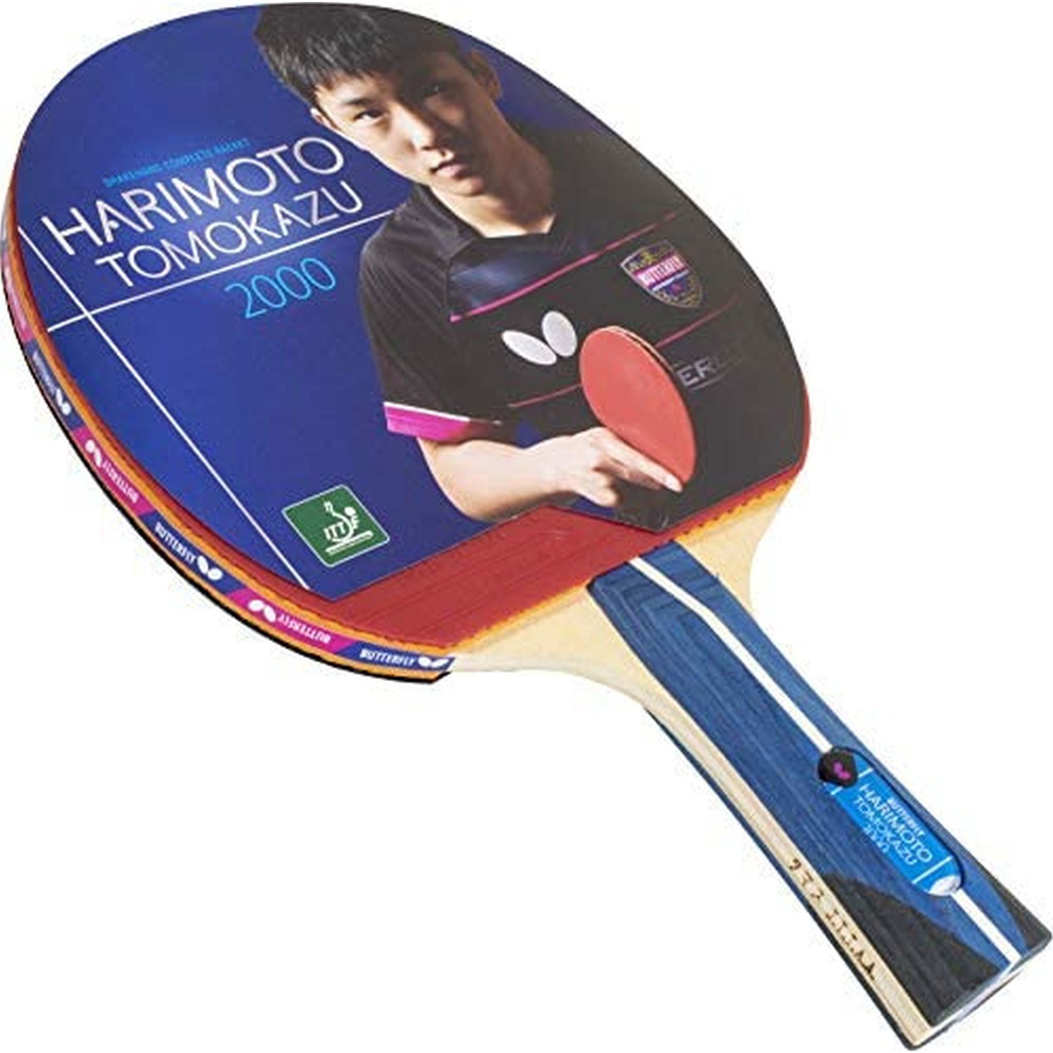 Butterfly Harimoto Tomokazu 2000 Table Tennis Racket - Professional Ping Pong Paddle for Tournament & Training | Perfect for Competitive Players & Club Play