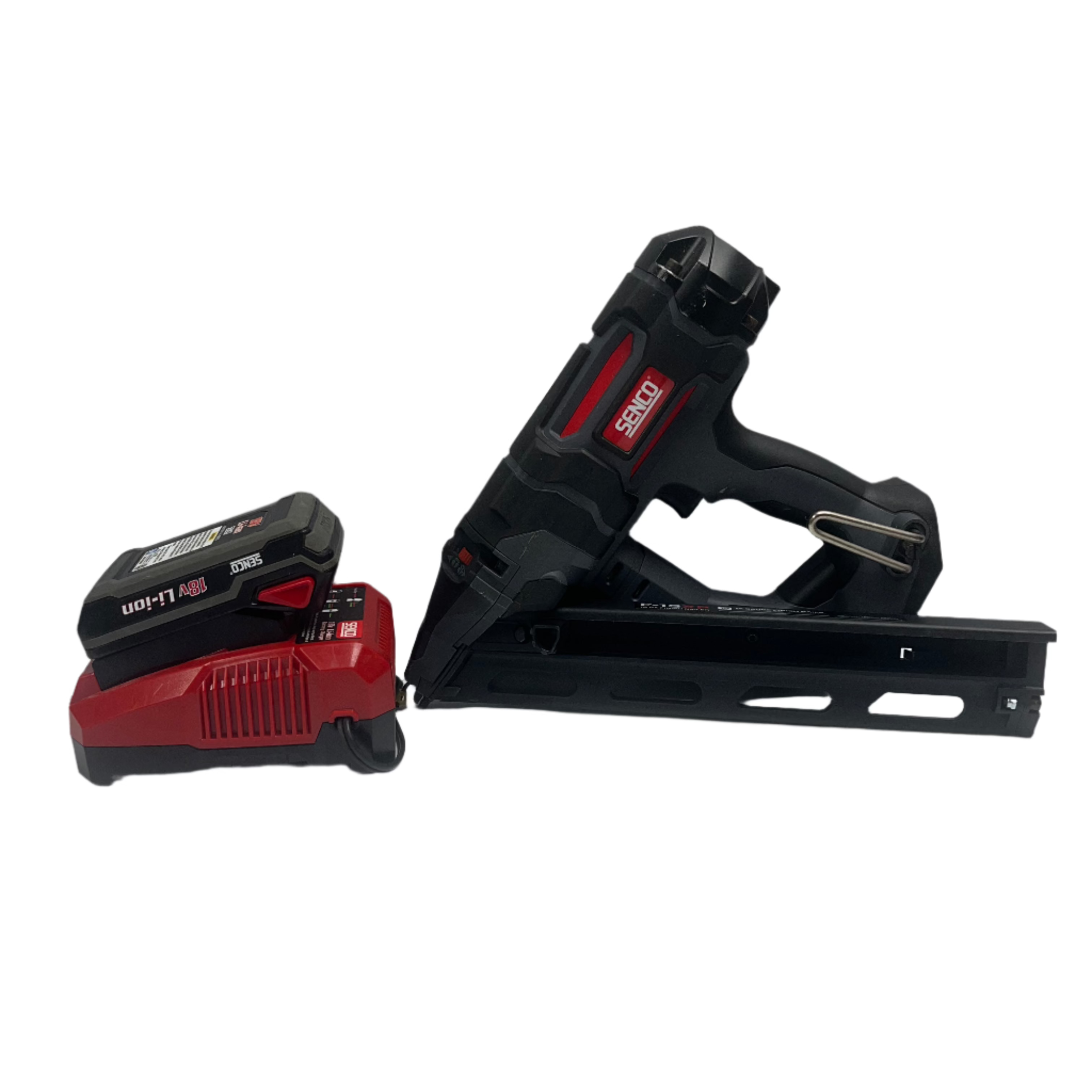 SENCO F15XP Cordless Nail Gun Kit with Lithium-Ion Battery, Fast Charger & Carrying Bag - Perfect for Framing, Roofing, and DIY Home Projects