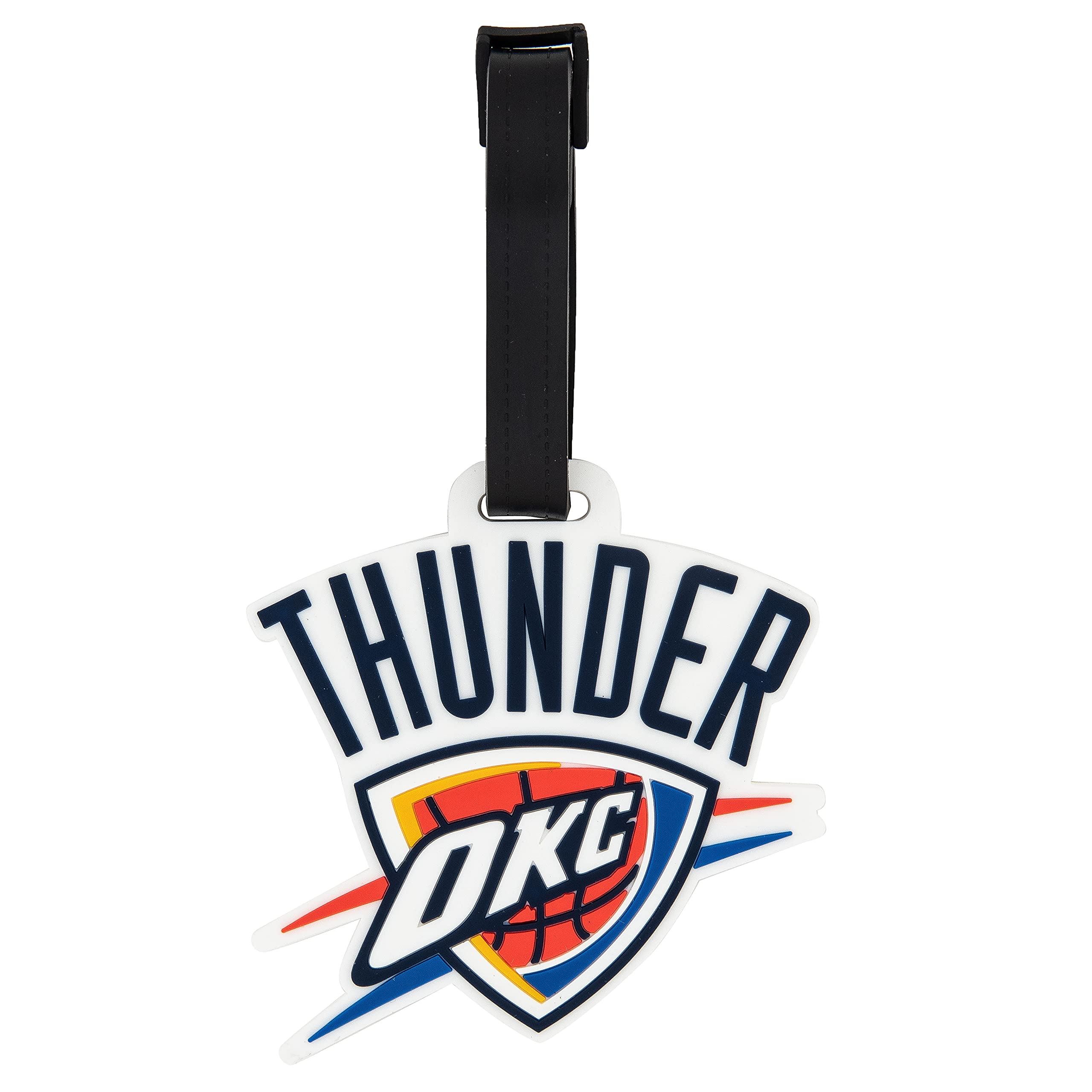 Oklahoma City Thunder NBA Luggage Tag - PVC Basketball Team Travel Bag Accessory for Fans | Perfect for Suitcases, Backpacks & Gym Bags