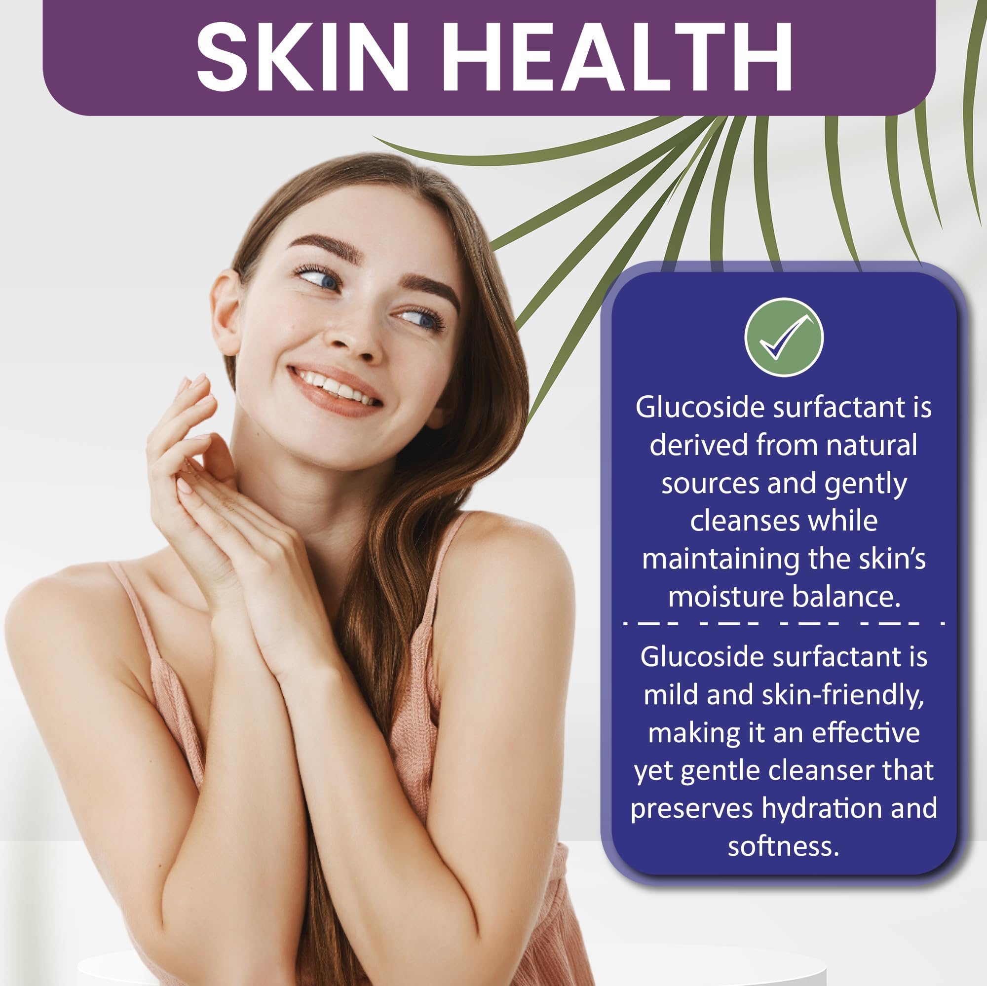 **Plant-Derived Glucoside Surfactant Base - All-in-One Natural Gentle Mild Rich Foaming Cleanser - Lauryl Decyl Coco Capryl Caprylyl Cosmetic Liquid for Hand Soap & Body Wash - 1 Gallon (Pack of 1) - Perfect for Sensitive Skin & Eco-Friendly Home Care**