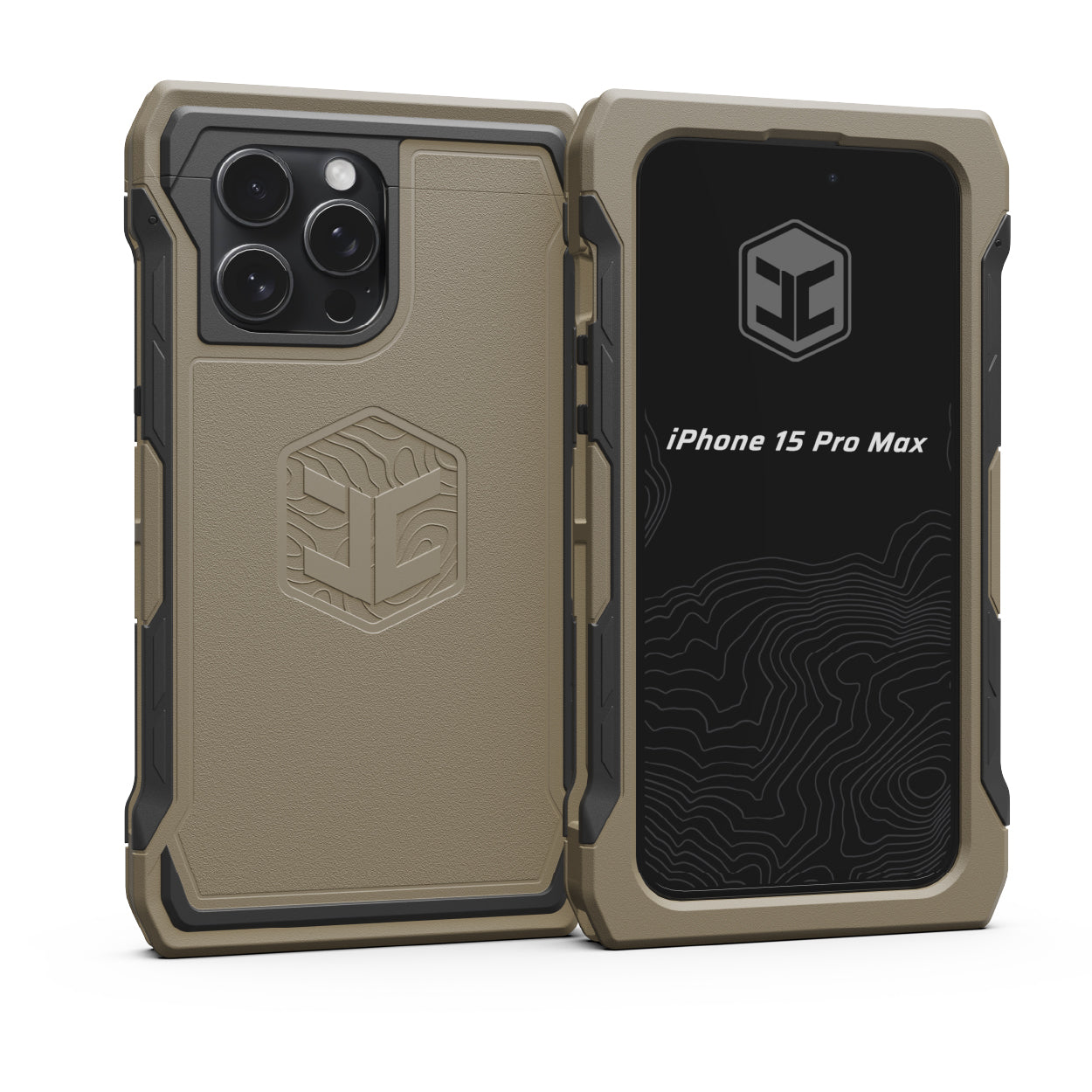 iPhone 15 Pro Max ADVNTR Rugged Protective Case - Shockproof & Scratch Resistant | Premium USA Made | Multiple Color Options | Perfect for Outdoor Adventures, Travel & Daily Use