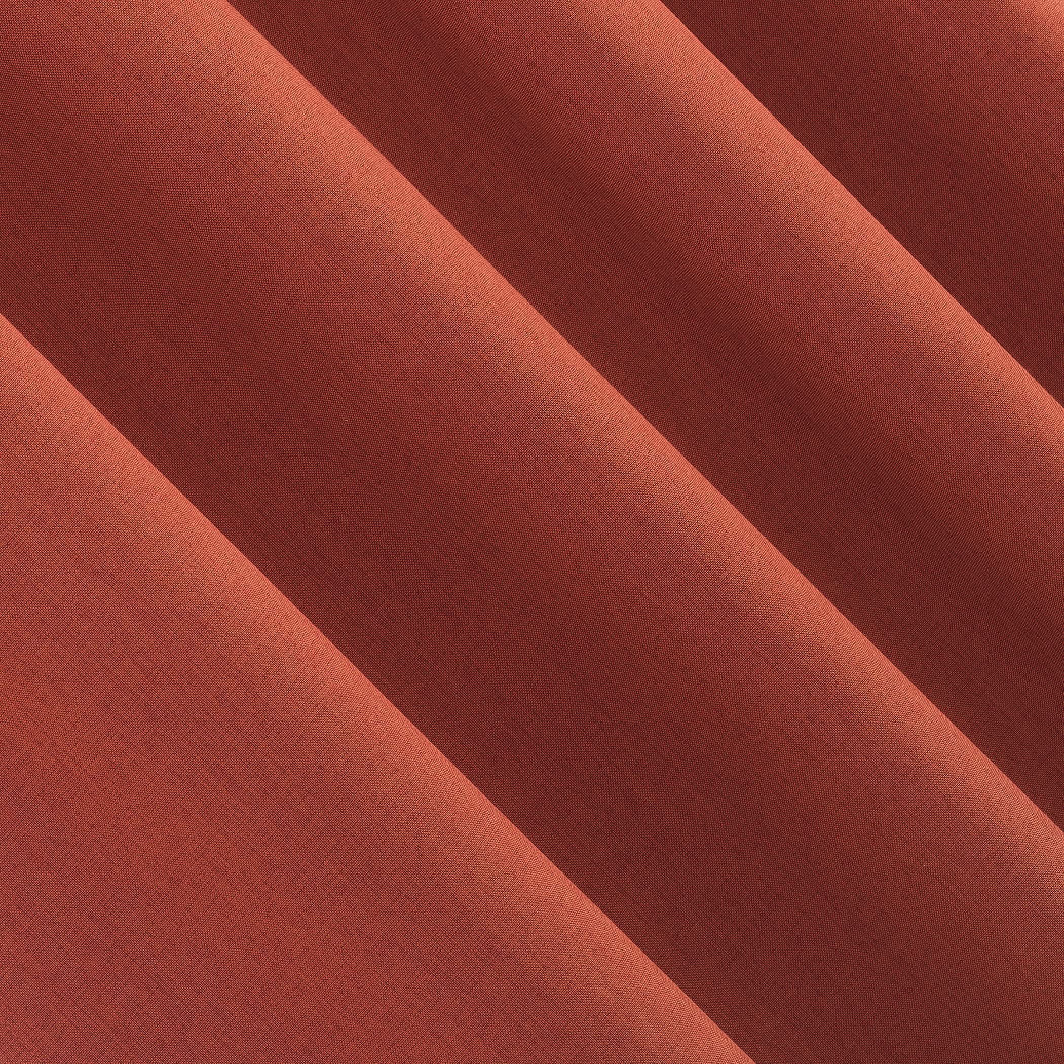 Sun Zero Jules Brushed Tonal Textured Blackout Curtain Panel - 40x84 Inches, Fire Red - Perfect for Bedrooms, Living Rooms & Home Theater Light Blocking