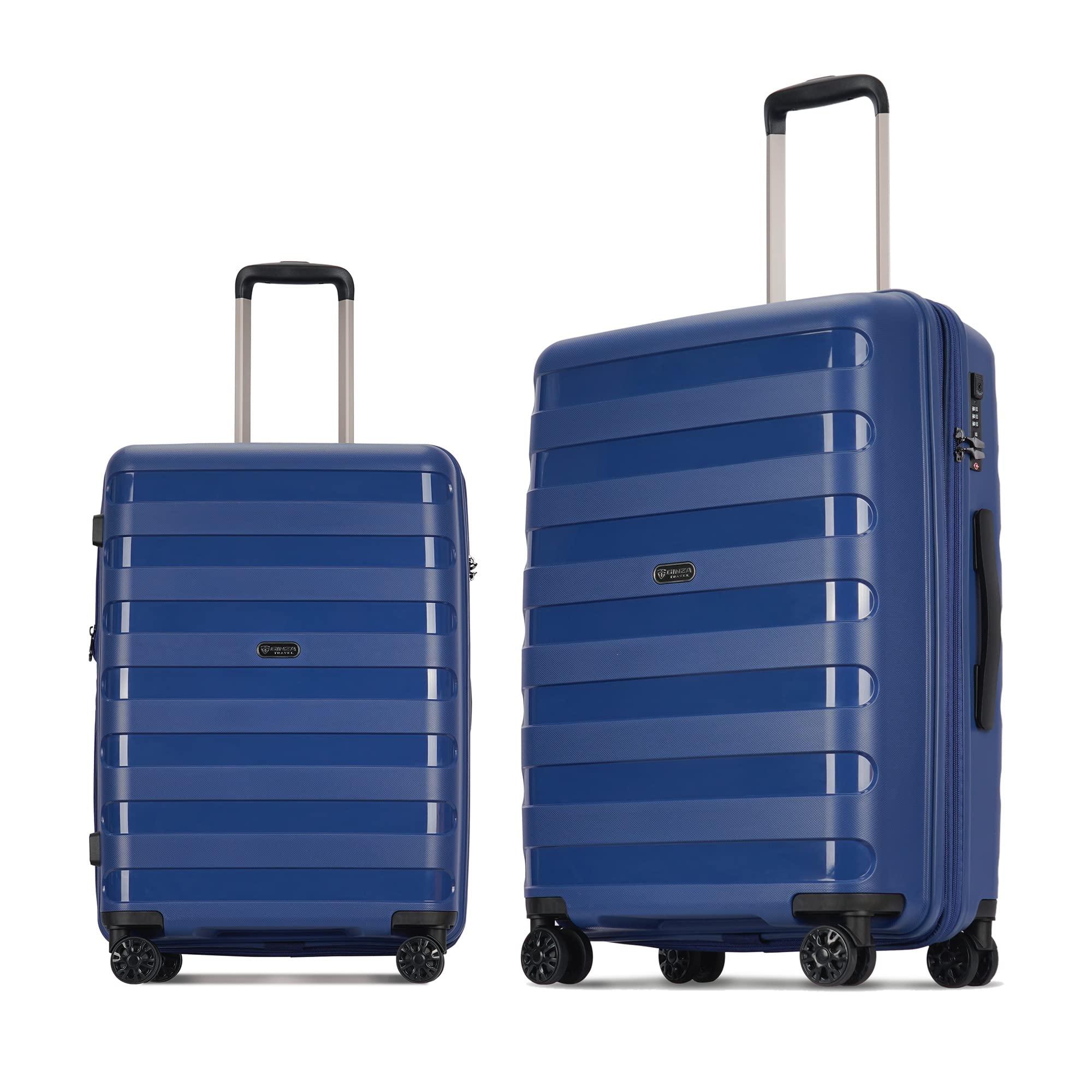 Expandable 2-Piece Luggage Set with Spinner Wheels & TSA Lock - 20