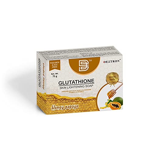 Dextron Glutathione Papaya Soap - Skin Brightening & Nourishing for Daily Care