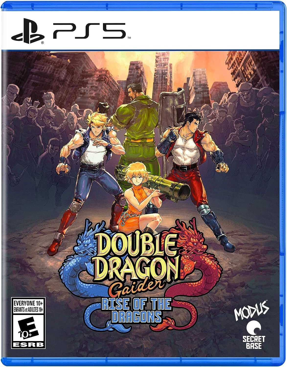 Modus - Double Dragon Gaiden: Rise of the Dragons for PS5 | Classic Beat 'Em Up Arcade Game | Perfect for Retro Gaming Fans & Co-op Play