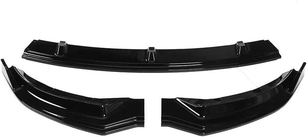 IK Style Glossy Black Front Bumper Lip for 2017-2022 Tesla Model 3 - 3 Piece Set | Enhance Your Car's Sporty Look & Aerodynamics | Perfect for Street Racing & Car Shows