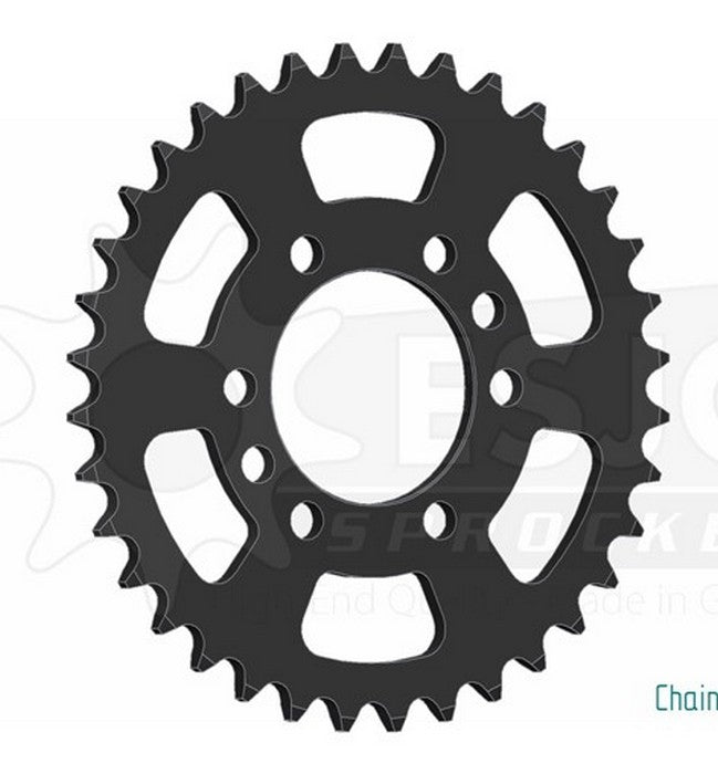 Rear Sprocket 36T Steel for Suzuki LT160 LT230 LT250 LT250R 85-93 & LTZ400 KFX400 03-08 - Durable Replacement for Off-Road ATV & Dirt Bike Performance Upgrades