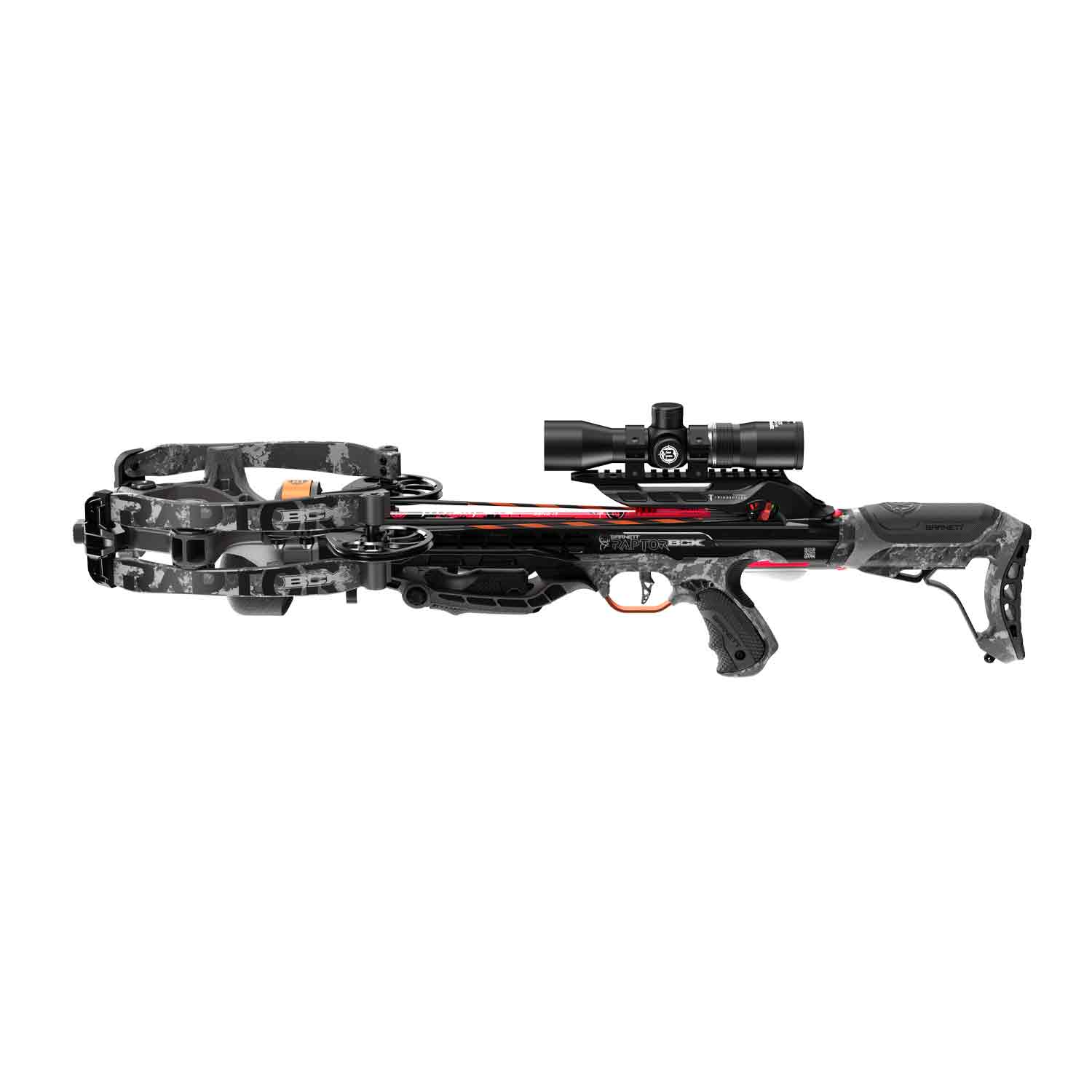 Barnett Hyper Raptor BCX Crossbow Package with Precision Reticle Scope - High Performance Hunting Crossbow for Deer & Big Game | Perfect for Outdoor Hunting & Target Practice