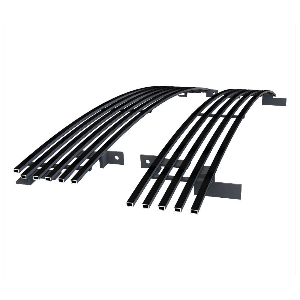APS Replacement Main Upper Stainless Steel Black Billet Front Grill Grille Insert for 2001-2002 Chevy Silverado 2500/3500 (C85326H) - Heavy Duty Truck Upgrade & Customization Accessory