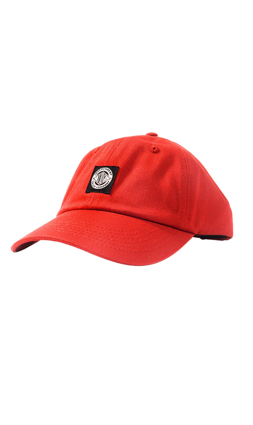 BTG Castanas Twill Cap - Adjustable Snapback Hat for Men & Women - Red - Perfect for Outdoor Activities, Sports, and Casual Wear