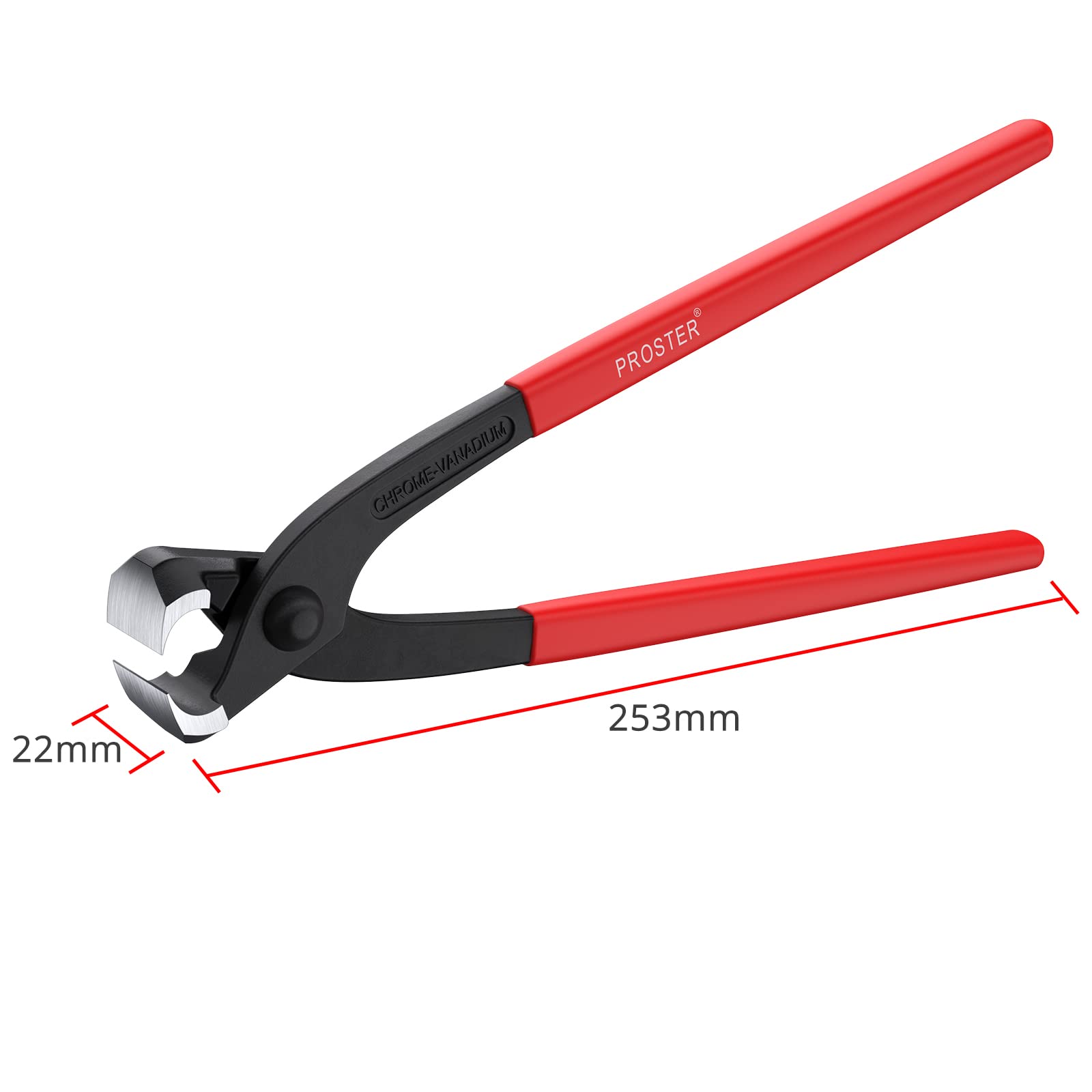 Proster Single Ear Stepless Hose Clamp Crimping Tool Kit - 304 Stainless Steel Hose Clamps (200pcs, 5.8-21mm) for Automotive, Plumbing & Marine Applications
