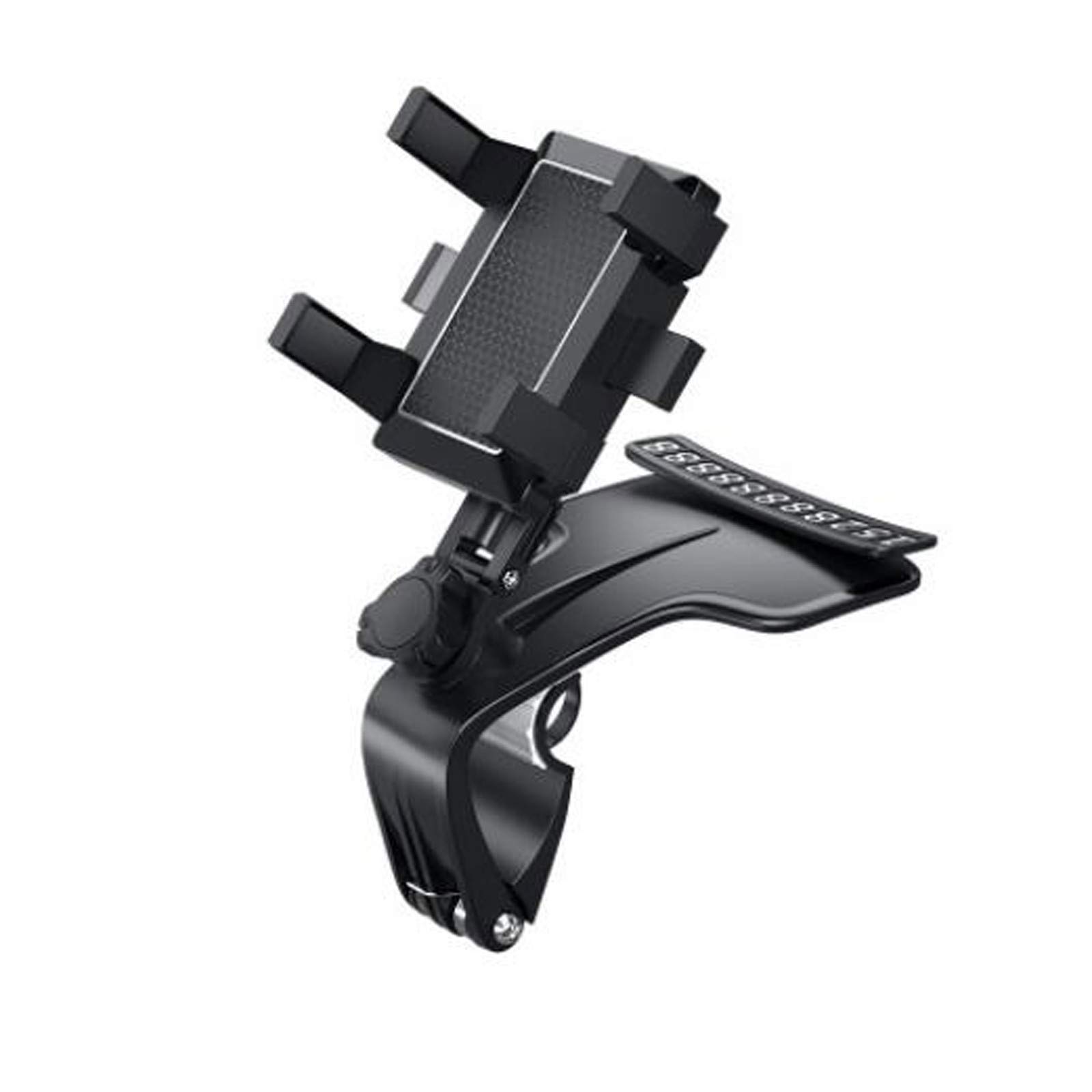 Universal Adjustable Car Phone Mount Holder - 360° Rotation & Strong Grip Cup Cradle Stand for iPhone, Samsung, Google Pixel (Black) - Perfect for Hands-Free Driving, GPS Navigation & Streaming Music