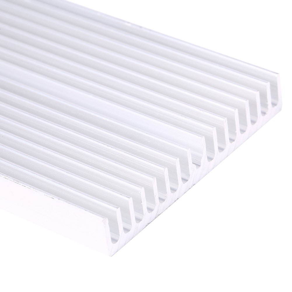Argentate Aluminum Heatsink Cooler - High-Performance Thermoelectric Grille Design for IC, LED, Power Transistors, CPUs, Power Amplifiers, and Motherboards - Ideal for Electronics Cooling and Thermal Management