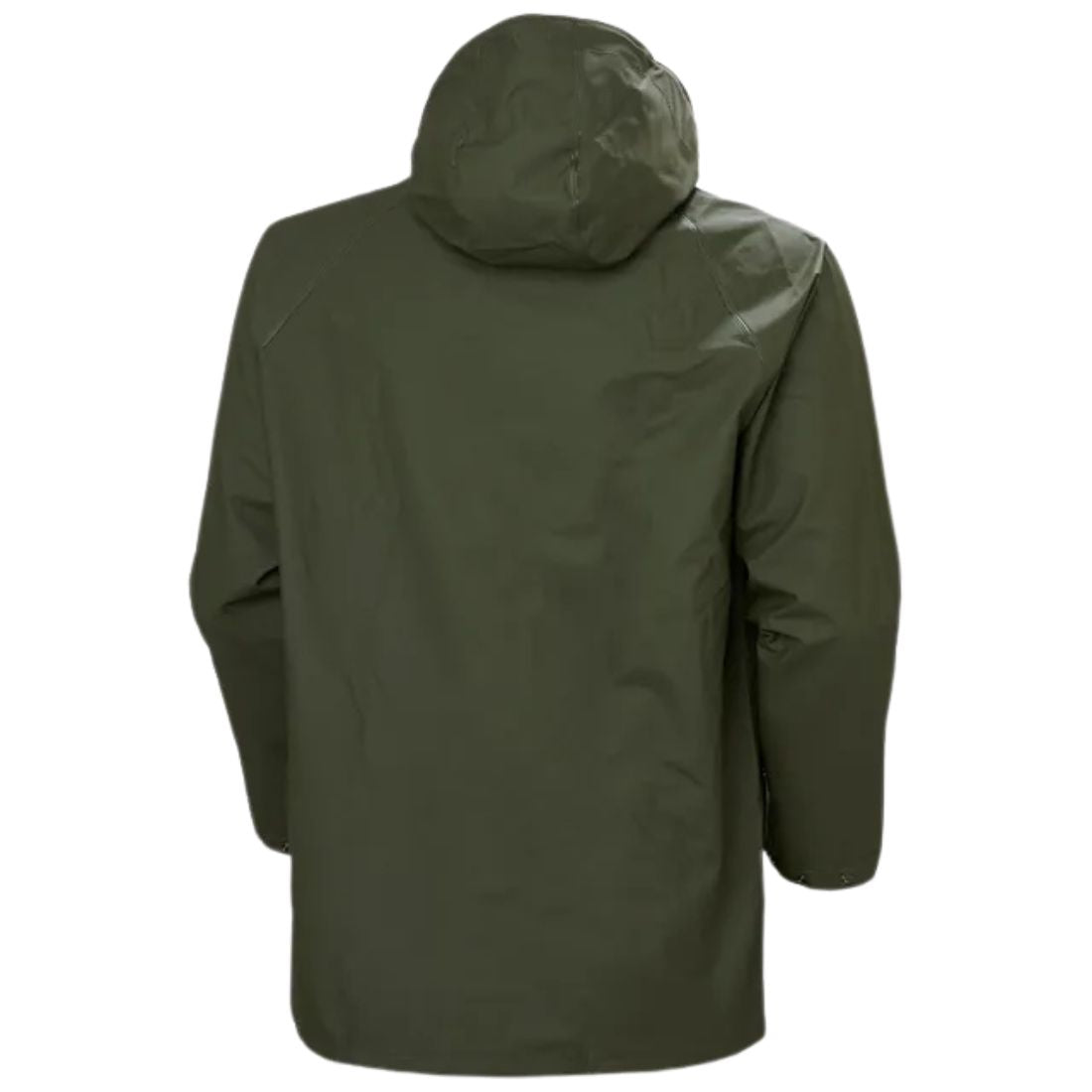 Helly Hansen Men's Mandal Waterproof Work Rain Jacket - Heavy Duty Outdoor Raincoat for Construction, Hiking & Fishing - Windproof & Breathable (Green)