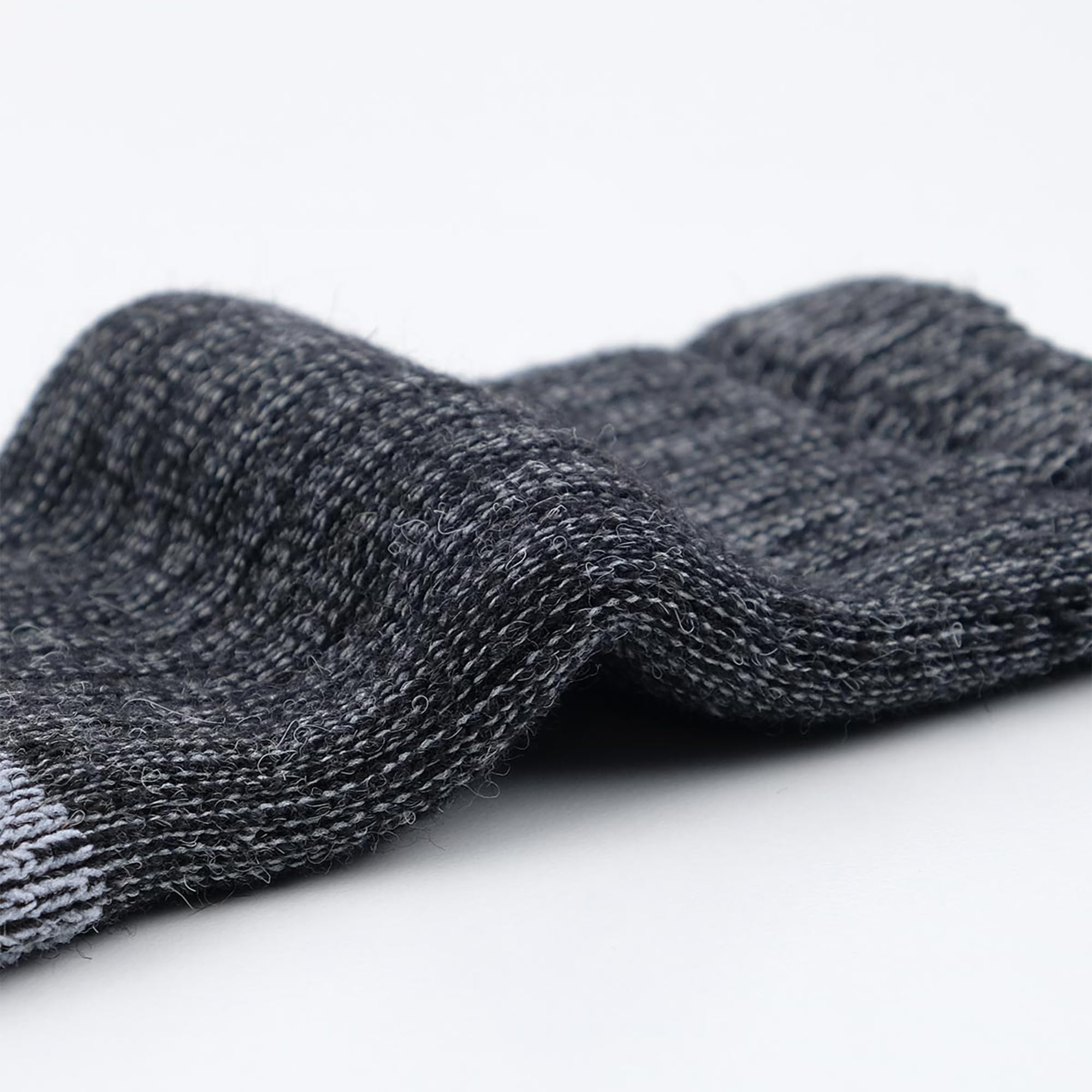 Premium Alpaca Wool Socks for Men & Women - Thermal Winter Socks with Cushioned Terry Interior - 1 Pair - Perfect for Hiking, Skiing & Cold Weather Comfort