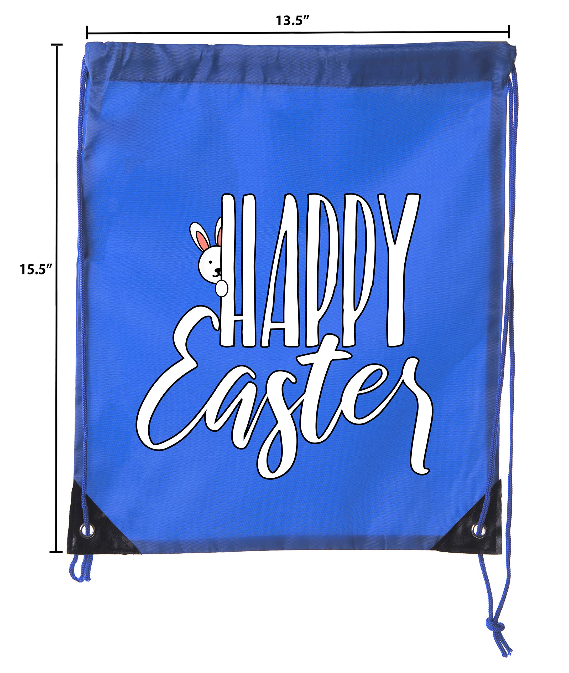 Easter Basket Bags Bulk - Peaking Bunny Drawstring Backpacks for Party Favors & Goodie Bags | Perfect for Easter Egg Hunts, Kids' Gift Baskets & Spring Celebrations