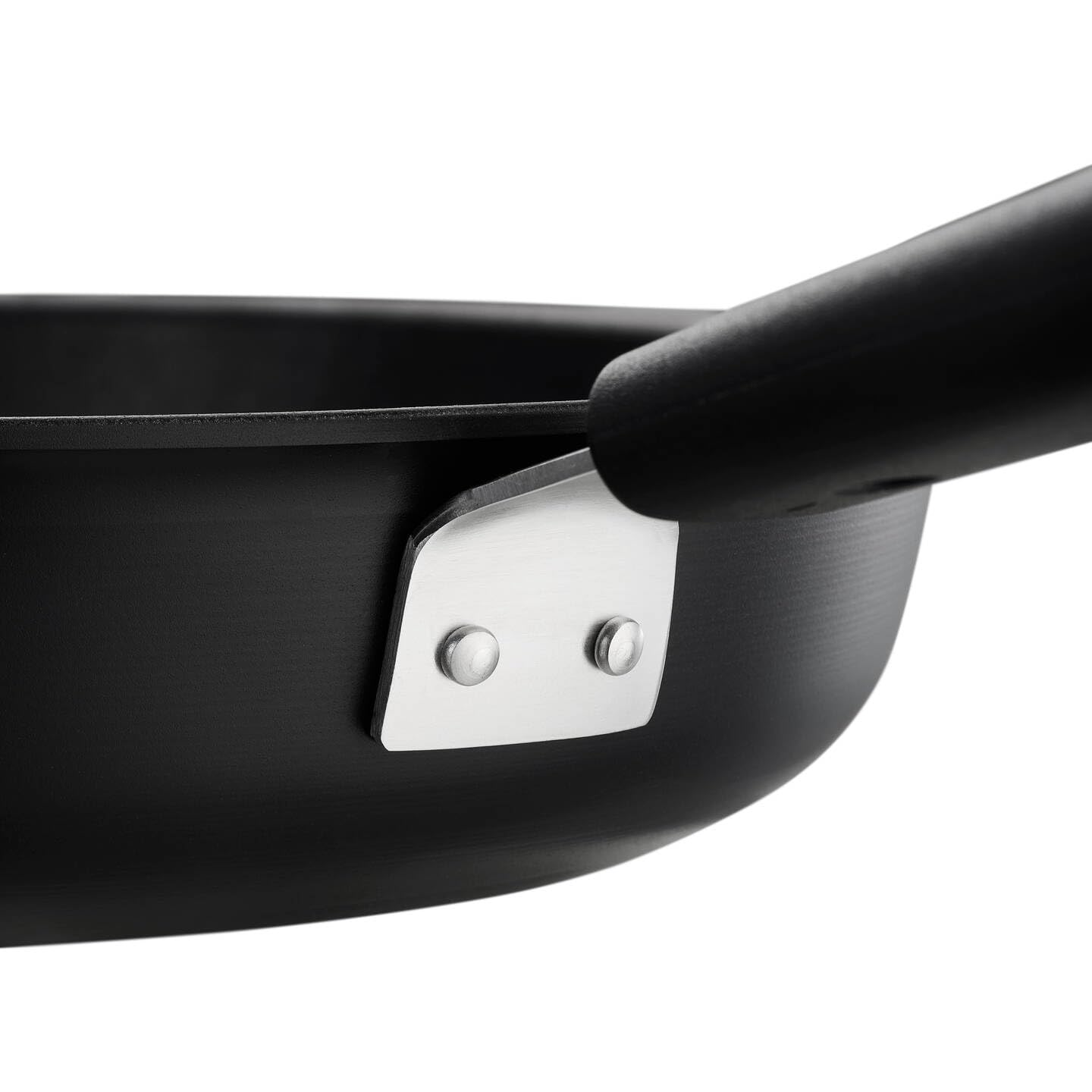 Fiskars 24cm Non-Stick Frying Pan - Scratch-Resistant Hard Face Aluminum Cookware for Gas, Electric & Induction Hobs - Black (Perfect for Sautéing, Frying & Pancakes)