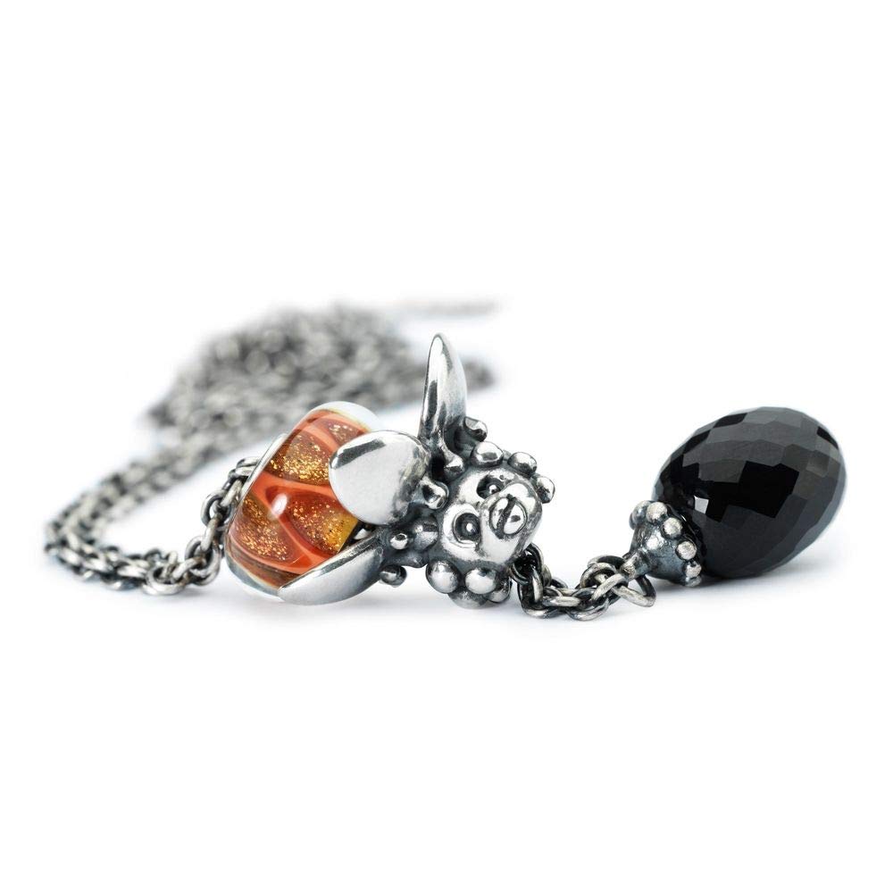 Black Onyx Fantasy Necklace - Elegant Gothic Jewelry for Women, Perfect for Halloween, Cosplay & Witchy Fashion