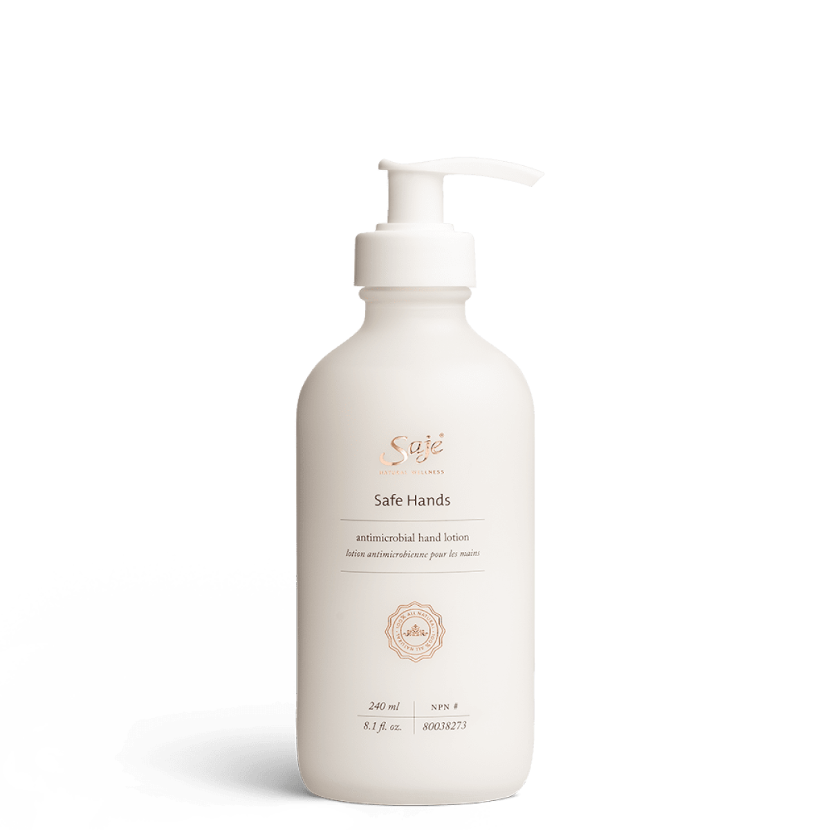 Safe Hands Invigorating Hand Lotion 240ml - Moisturizing & Nourishing Hand Cream for Dry Skin - Perfect for Daily Use at Home, Office & Travel