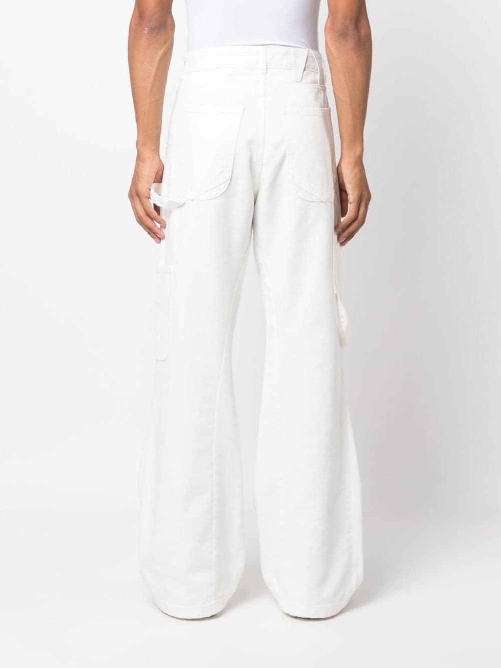 DARKPARK Women's High Waist White Jeans - Slim Fit Stretch Denim Pants for Casual Wear & Everyday Outfits