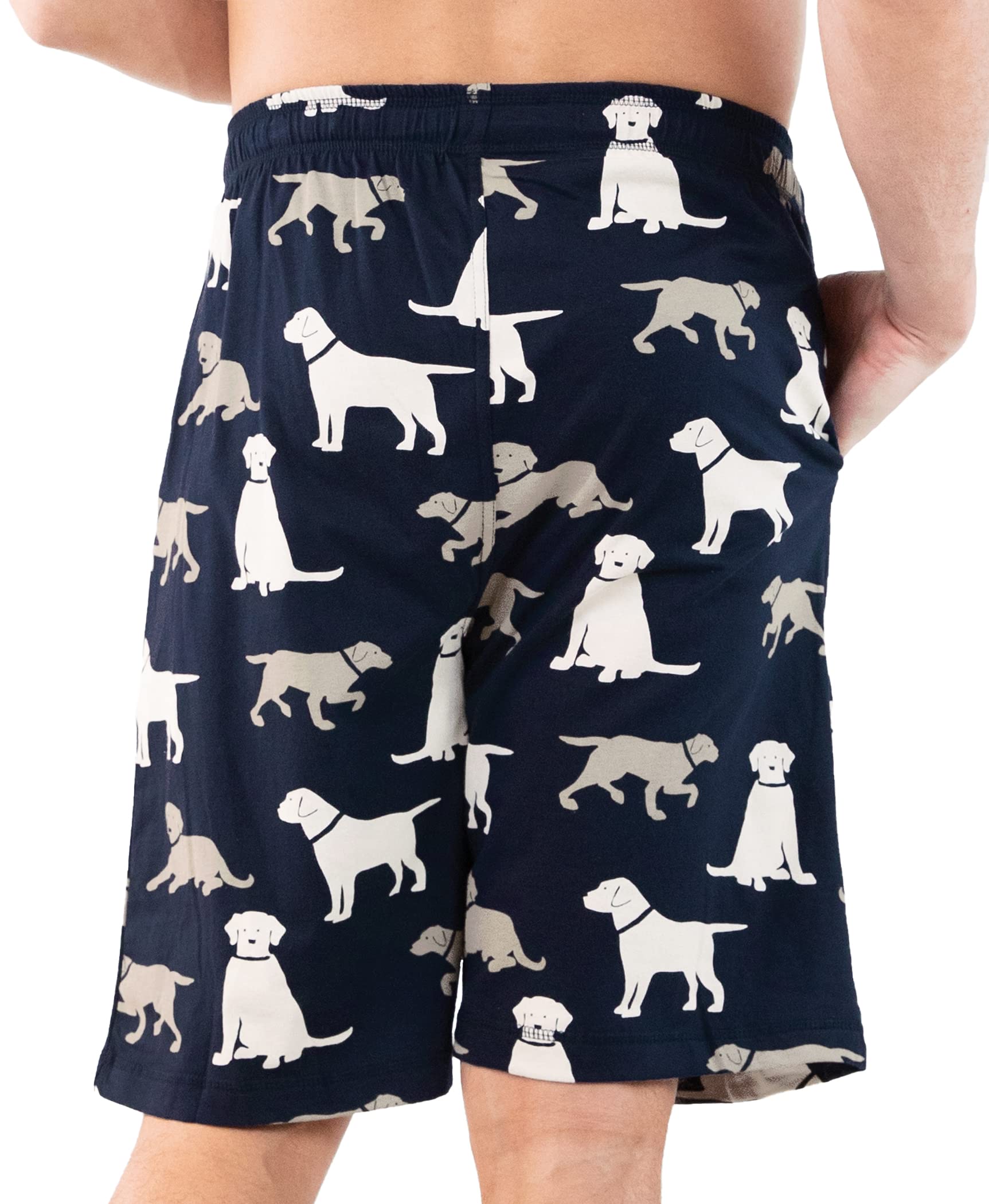 Lazy One Men's Pajama Shorts - Soft & Comfortable Sleepwear Pants for Lounge & Nightwear | Perfect for Summer, Travel & Relaxing at Home